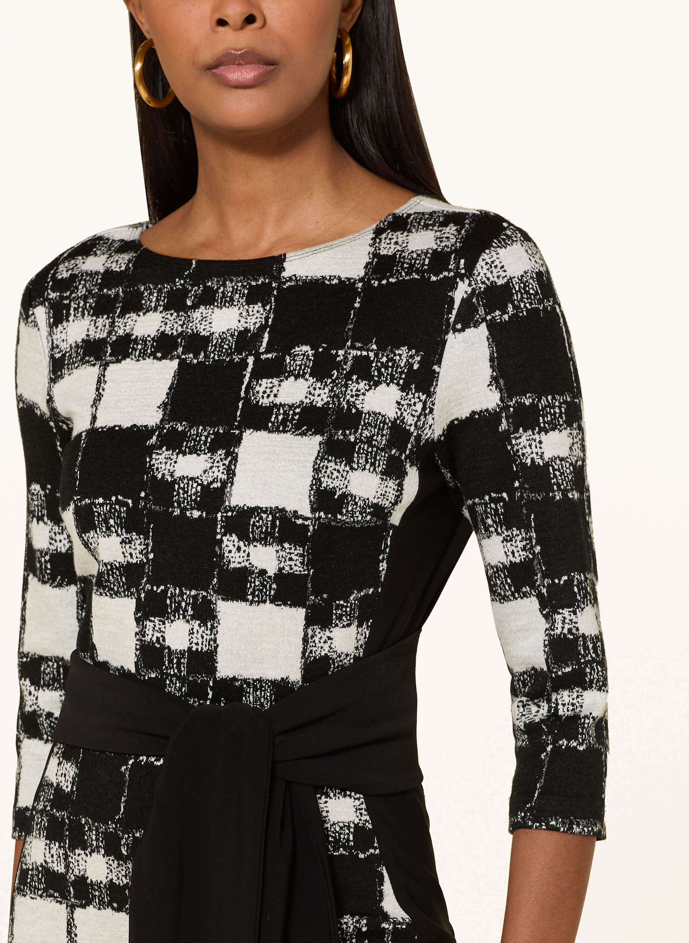 Thumbnail - Joseph Ribkoff Strickkleid Mit 3/4-Arm schwarz
