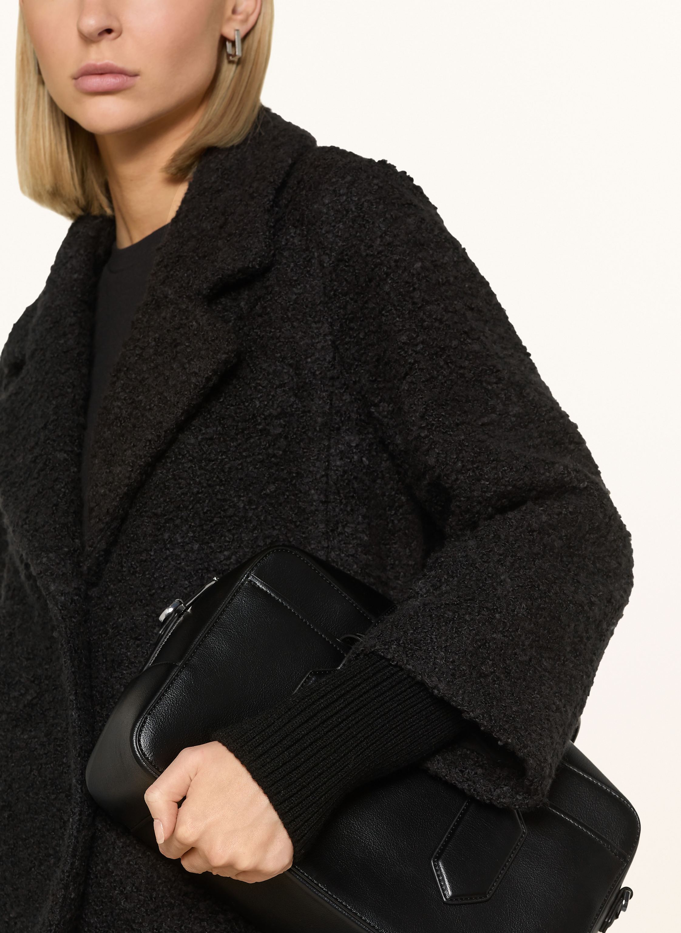 Thumbnail - Comma Bouclé-Jacke schwarz