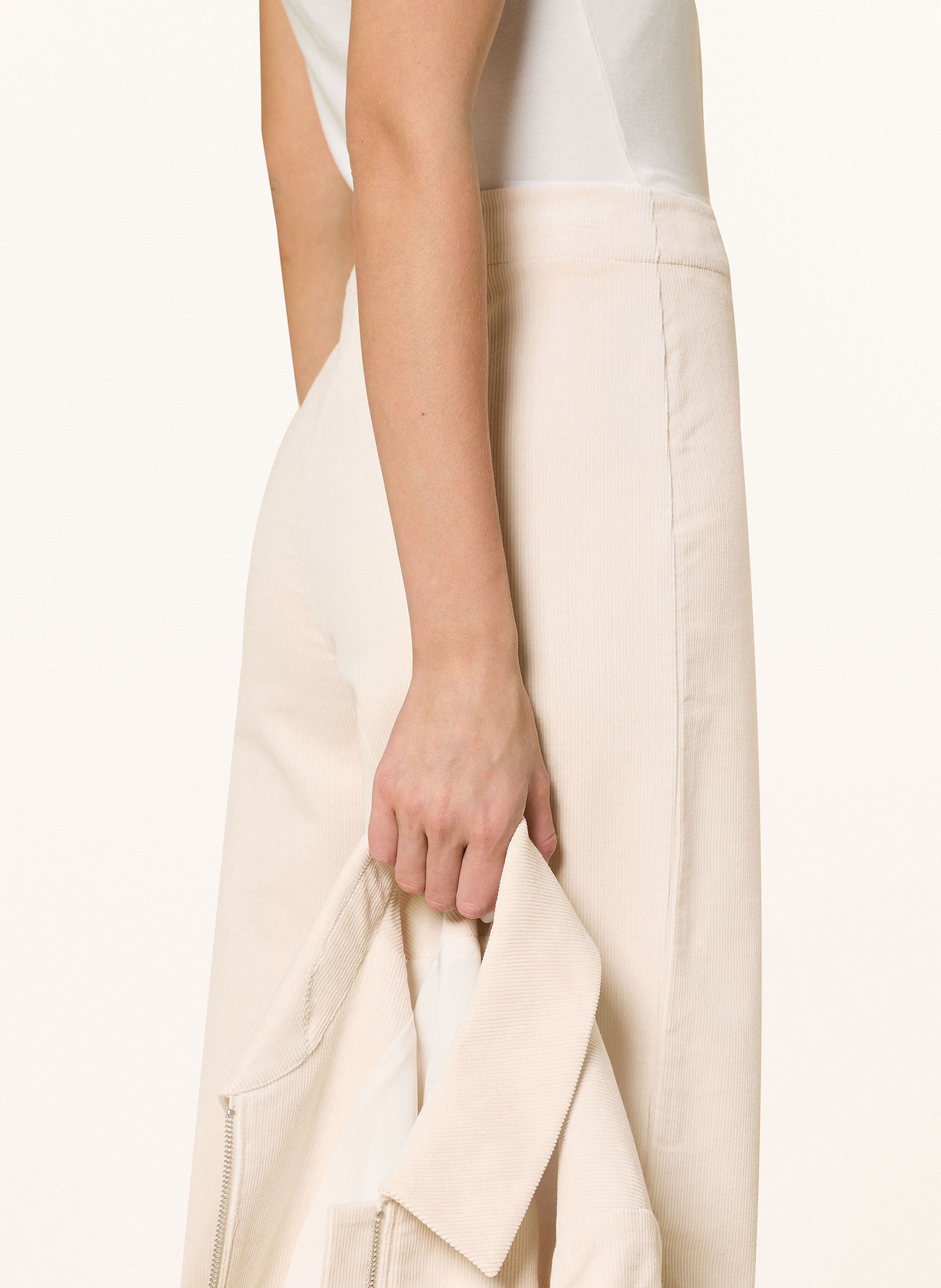 Thumbnail - Comma 7/8-Hose Aus Cord beige