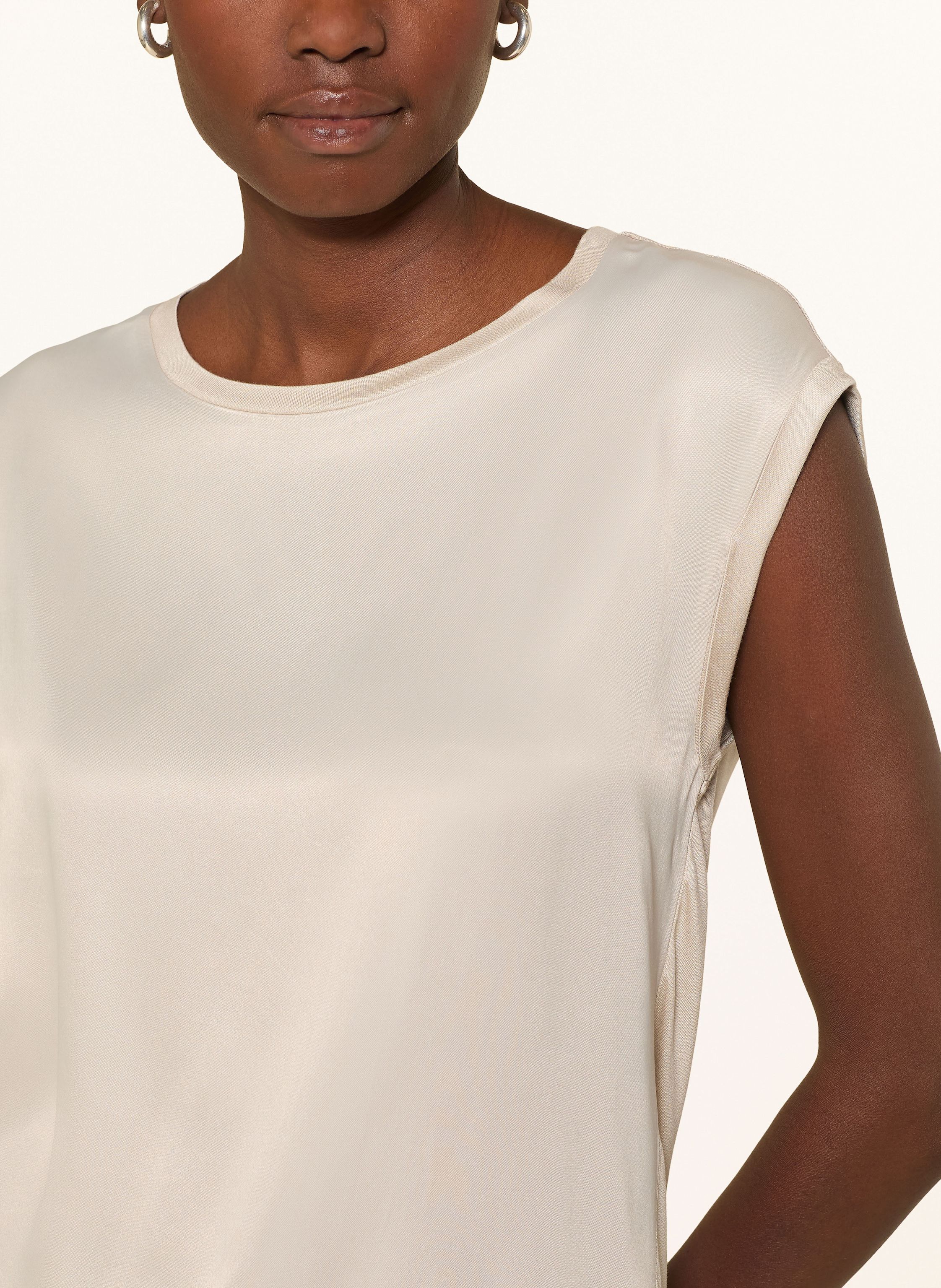 Thumbnail - S.Oliver Black Label Blusentop Aus Satin beige