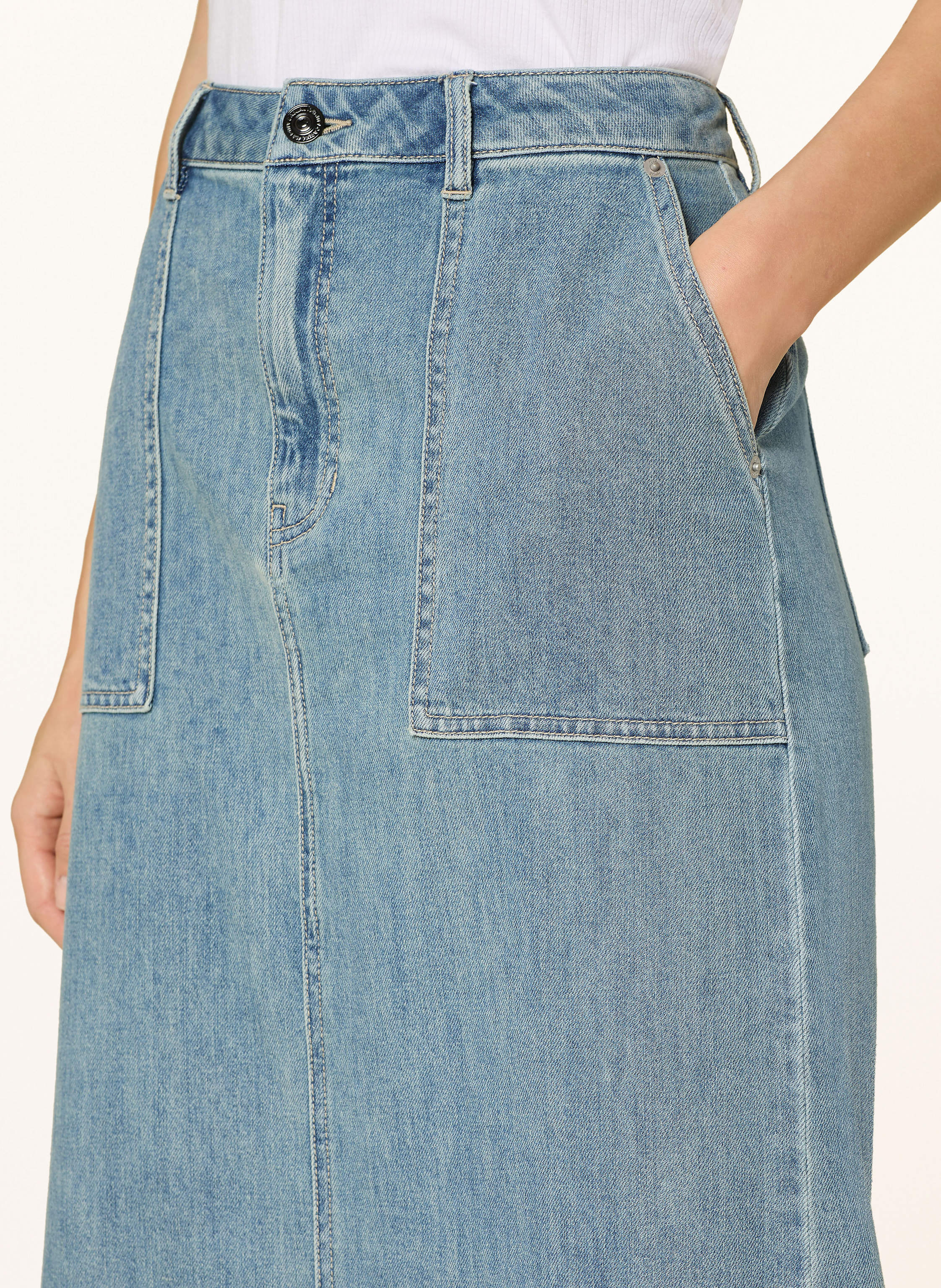 Thumbnail - Comma Casual Identity Jeansrock blau