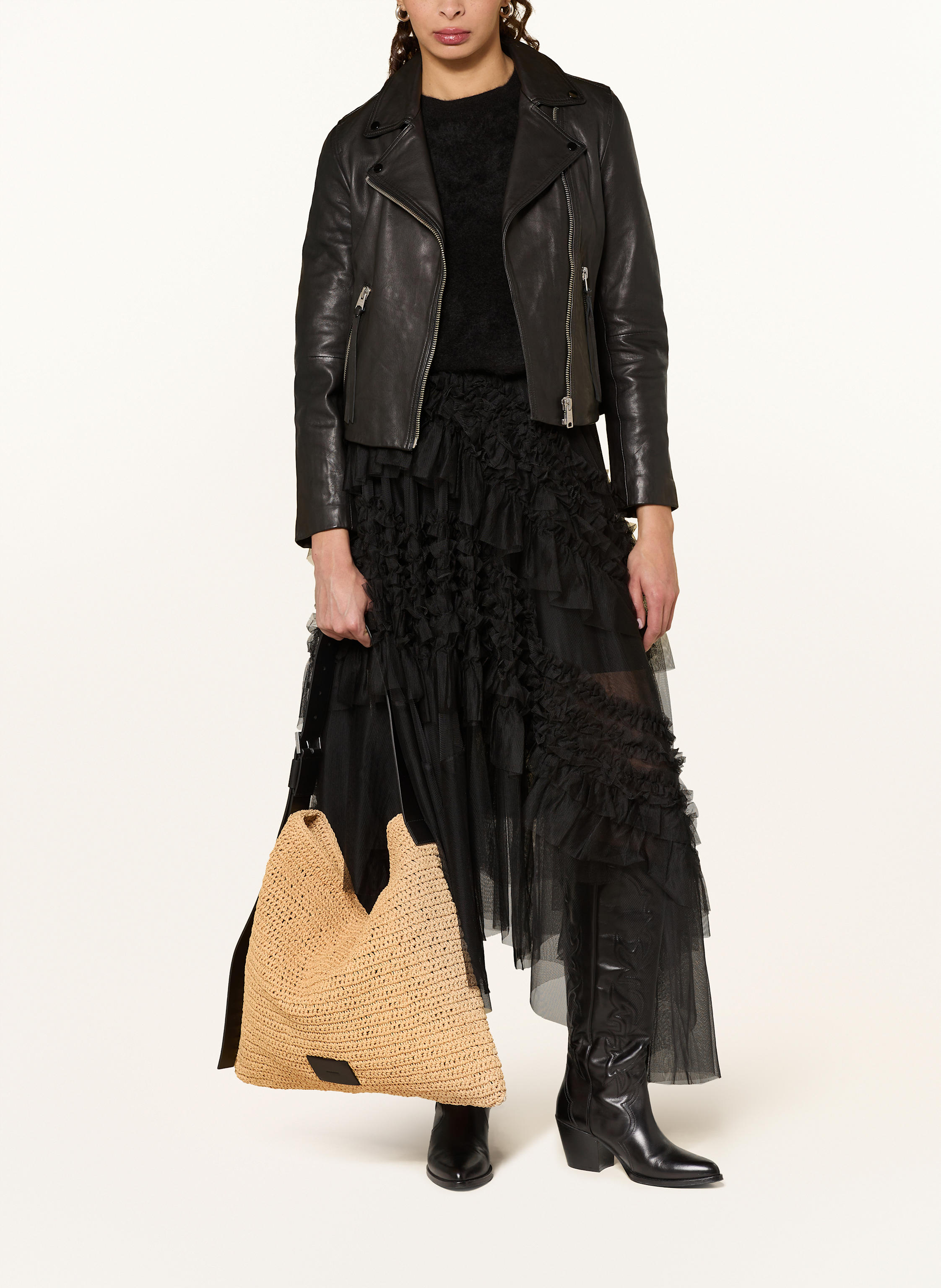 Thumbnail - Allsaints Shopper Asha beige