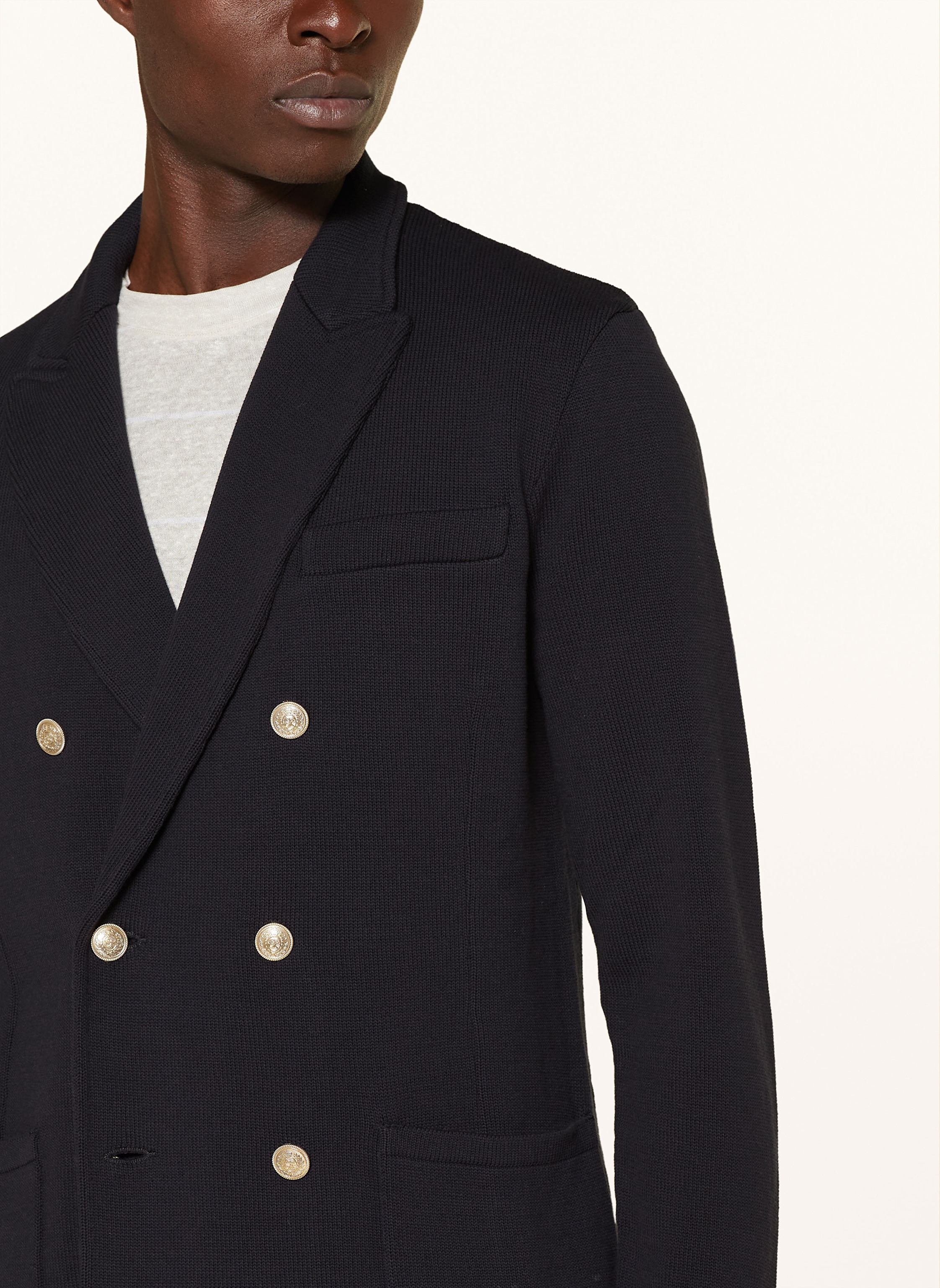 Thumbnail - Eleventy Stricksakko Extra Slim Fit blau