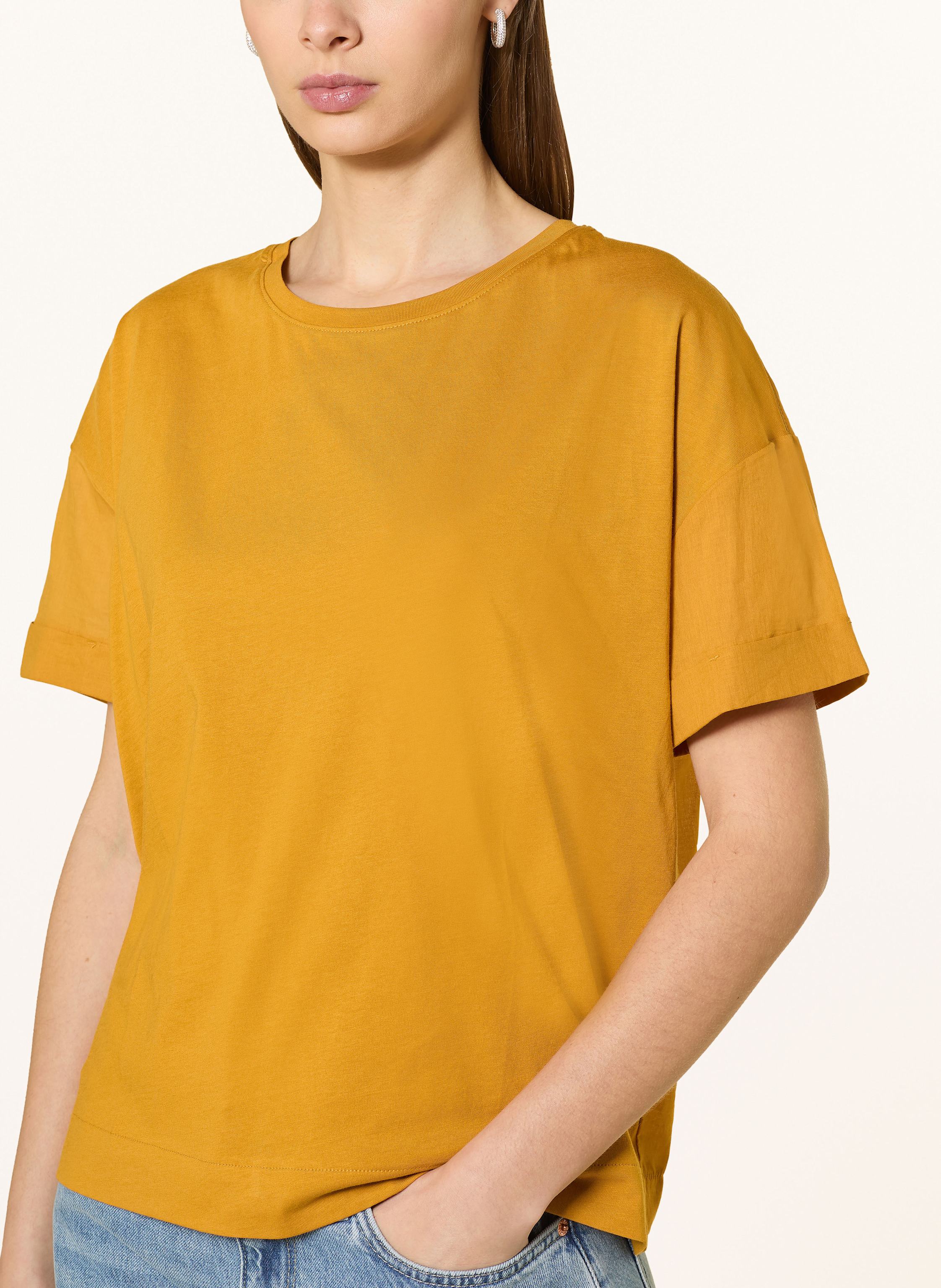 Thumbnail - Marc O'polo T-Shirt Im Materialmix gelb