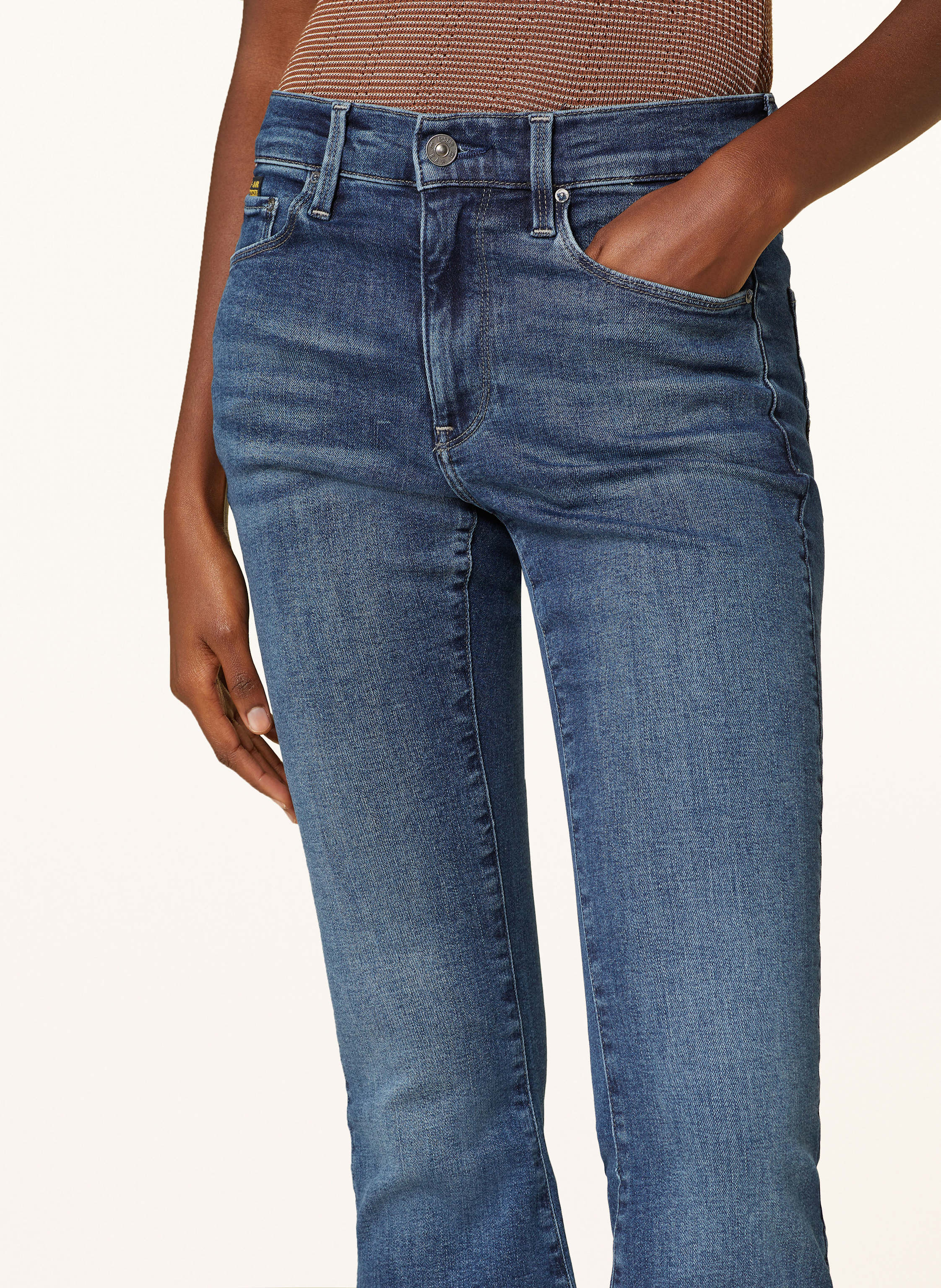 Thumbnail - G-Star Flared Jeans 3301 blau