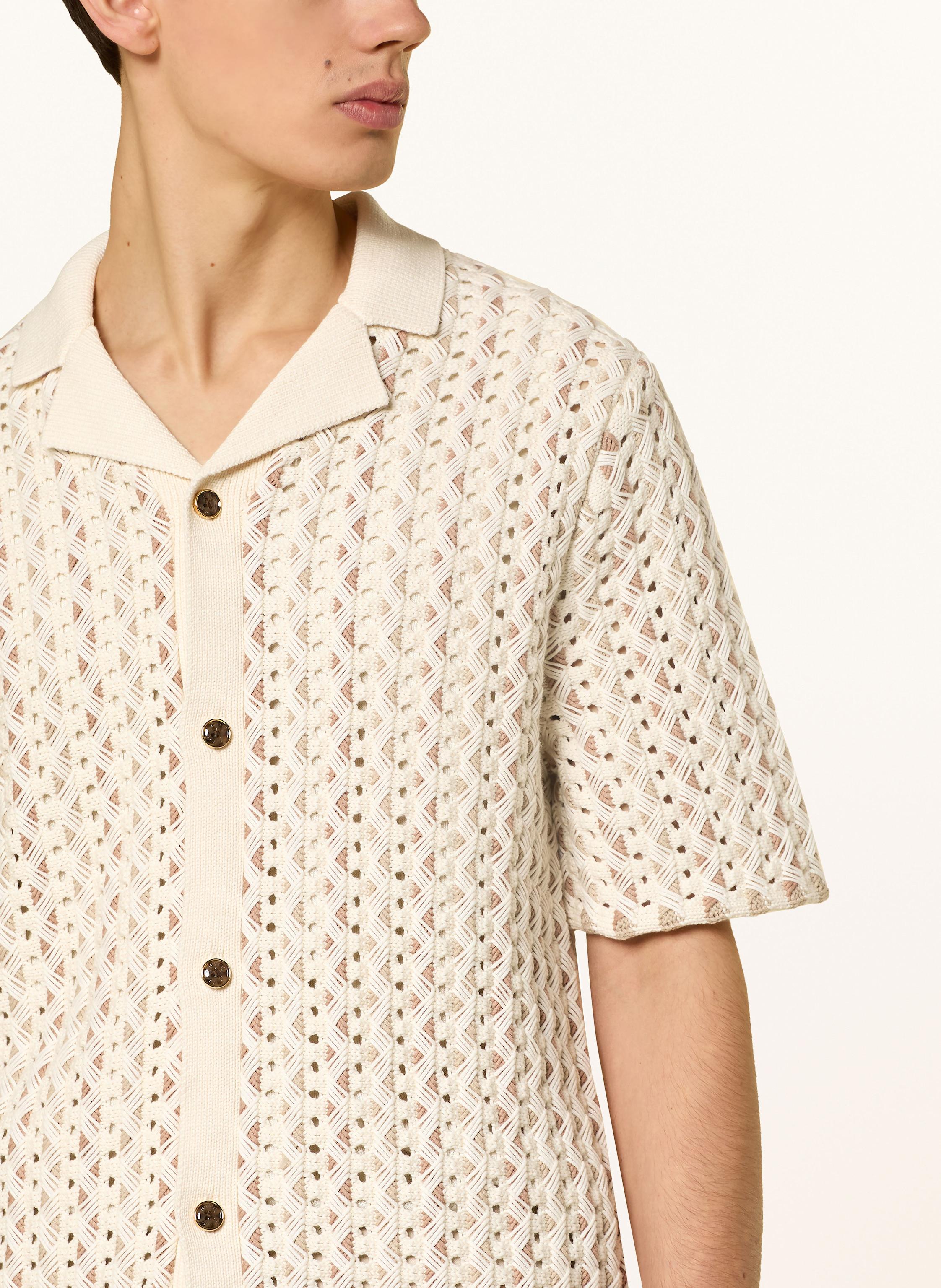 Thumbnail - Reiss Strickhemd Roulette Comfort Fit beige