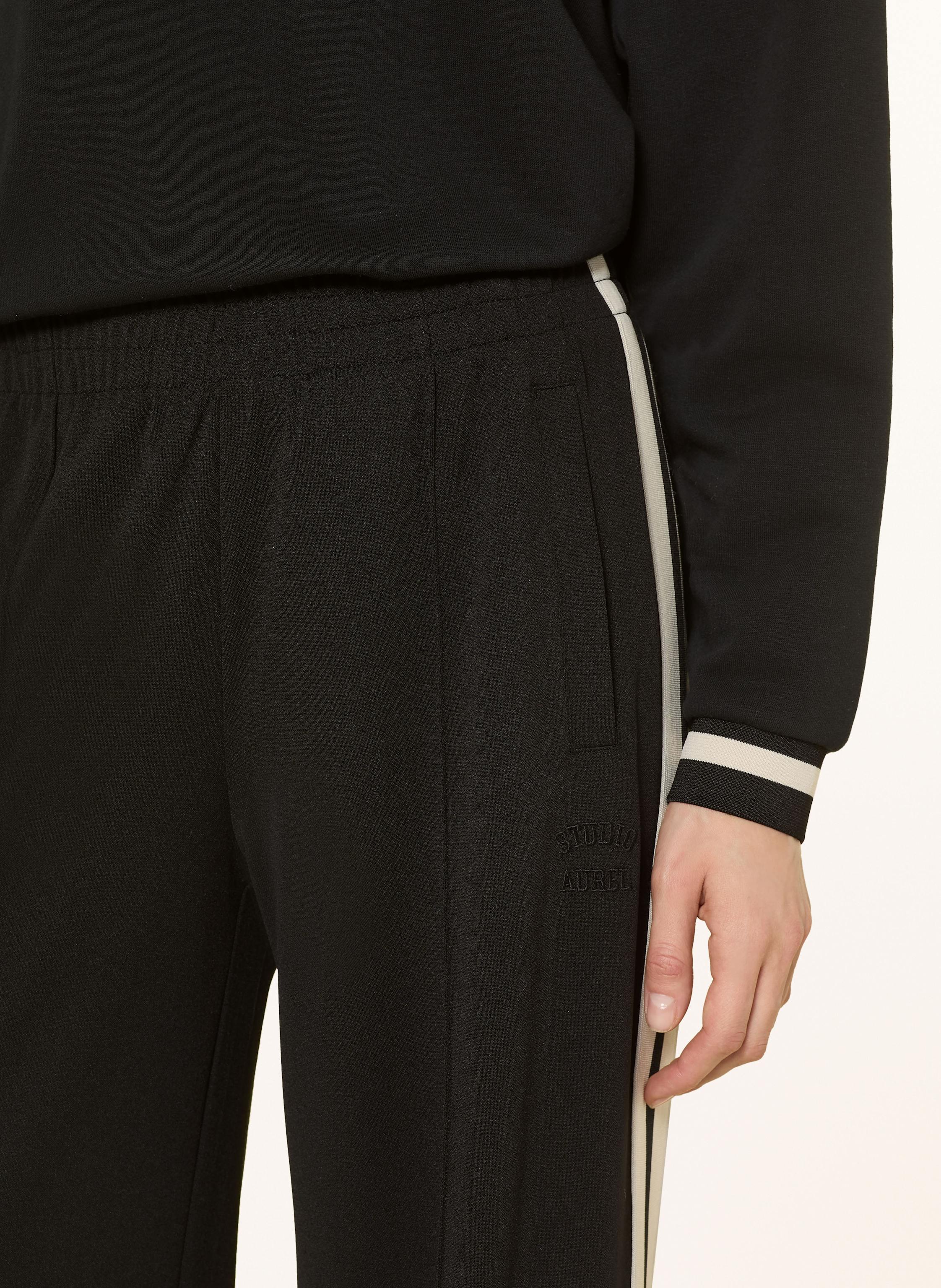 Thumbnail - Marc Aurel Marlenehose Mit Galonstreifen schwarz