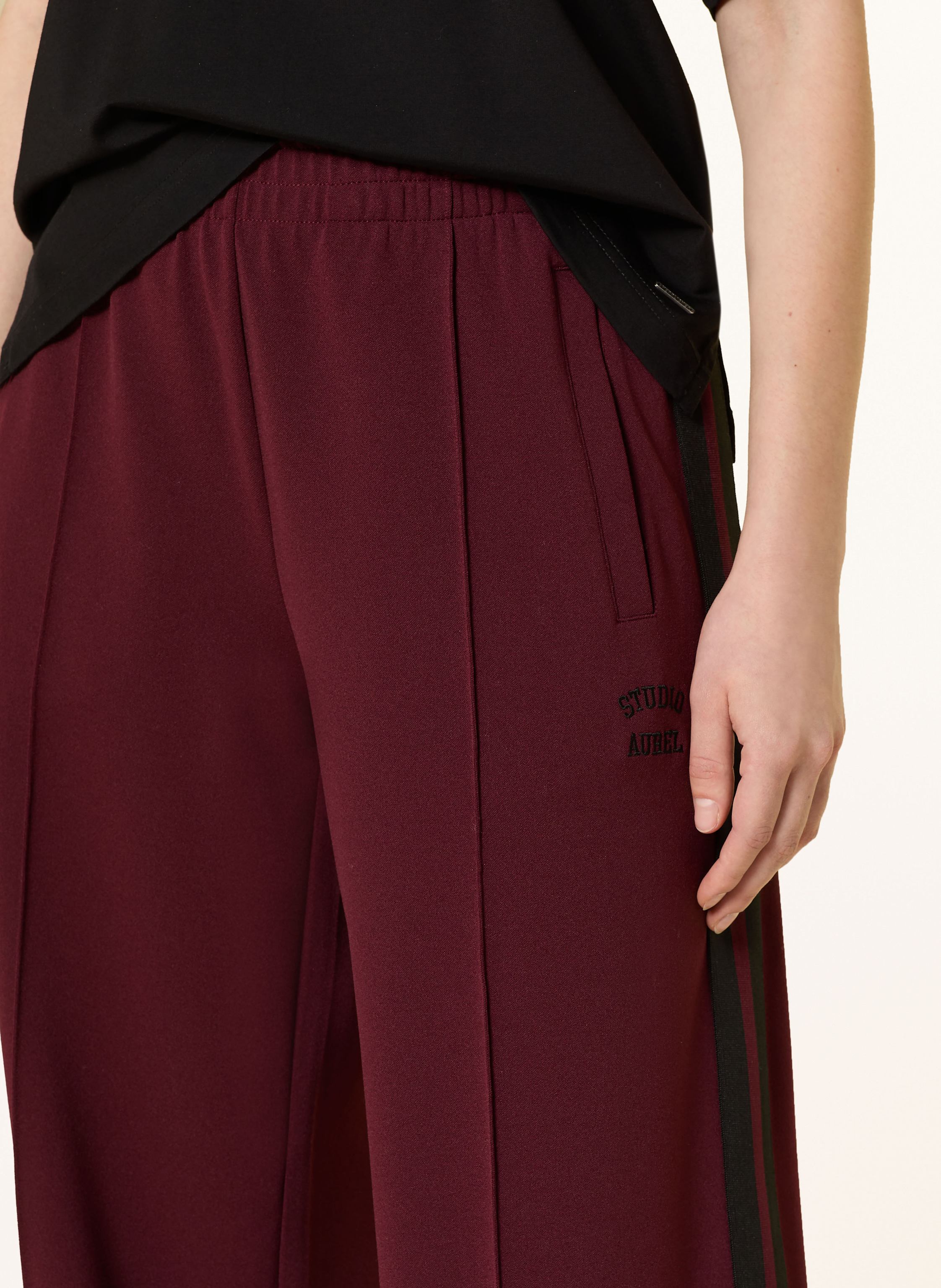 Thumbnail - Marc Aurel Marlenehose Mit Galonstreifen rot