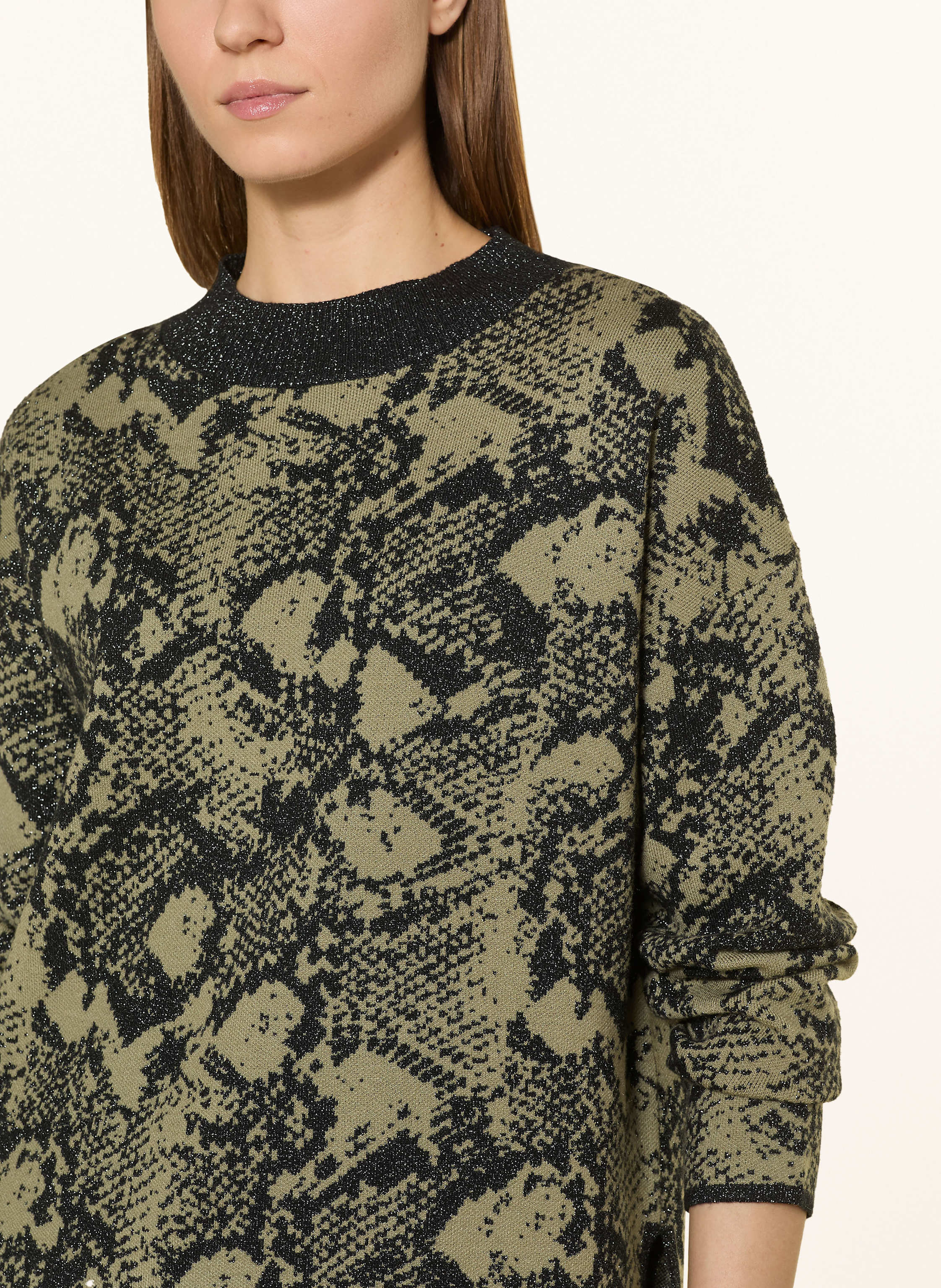 Thumbnail - Marc Aurel Pullover Mit Glitzergarn gruen