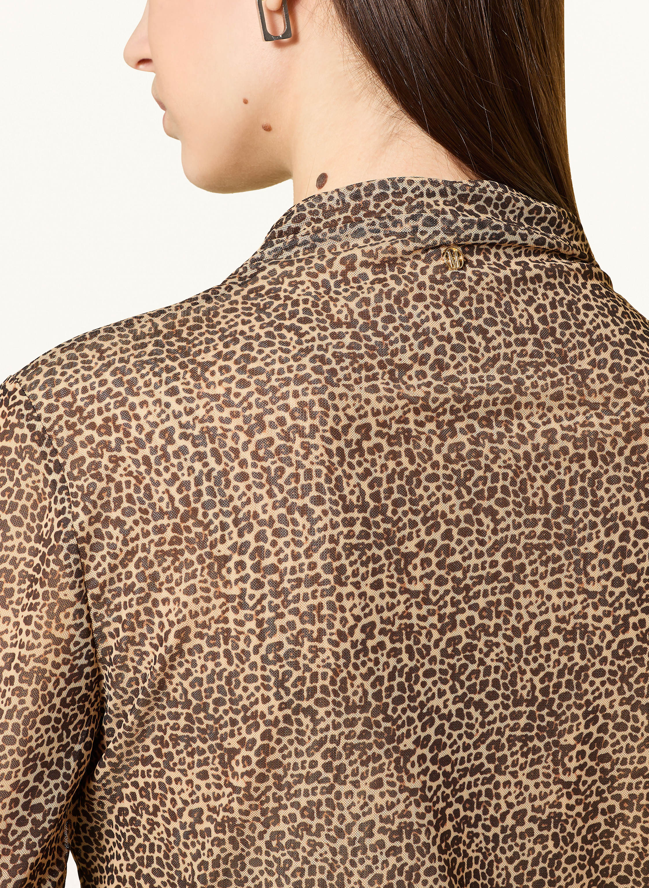 Thumbnail - Marc Aurel Longsleeve Aus Mesh braun