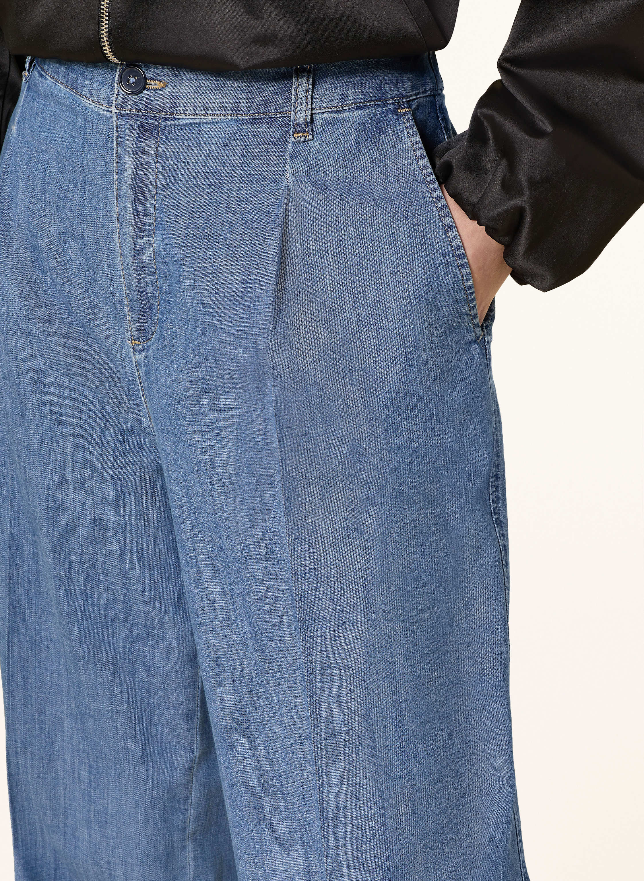 Thumbnail - Marc Aurel Wide Leg Jeans blau
