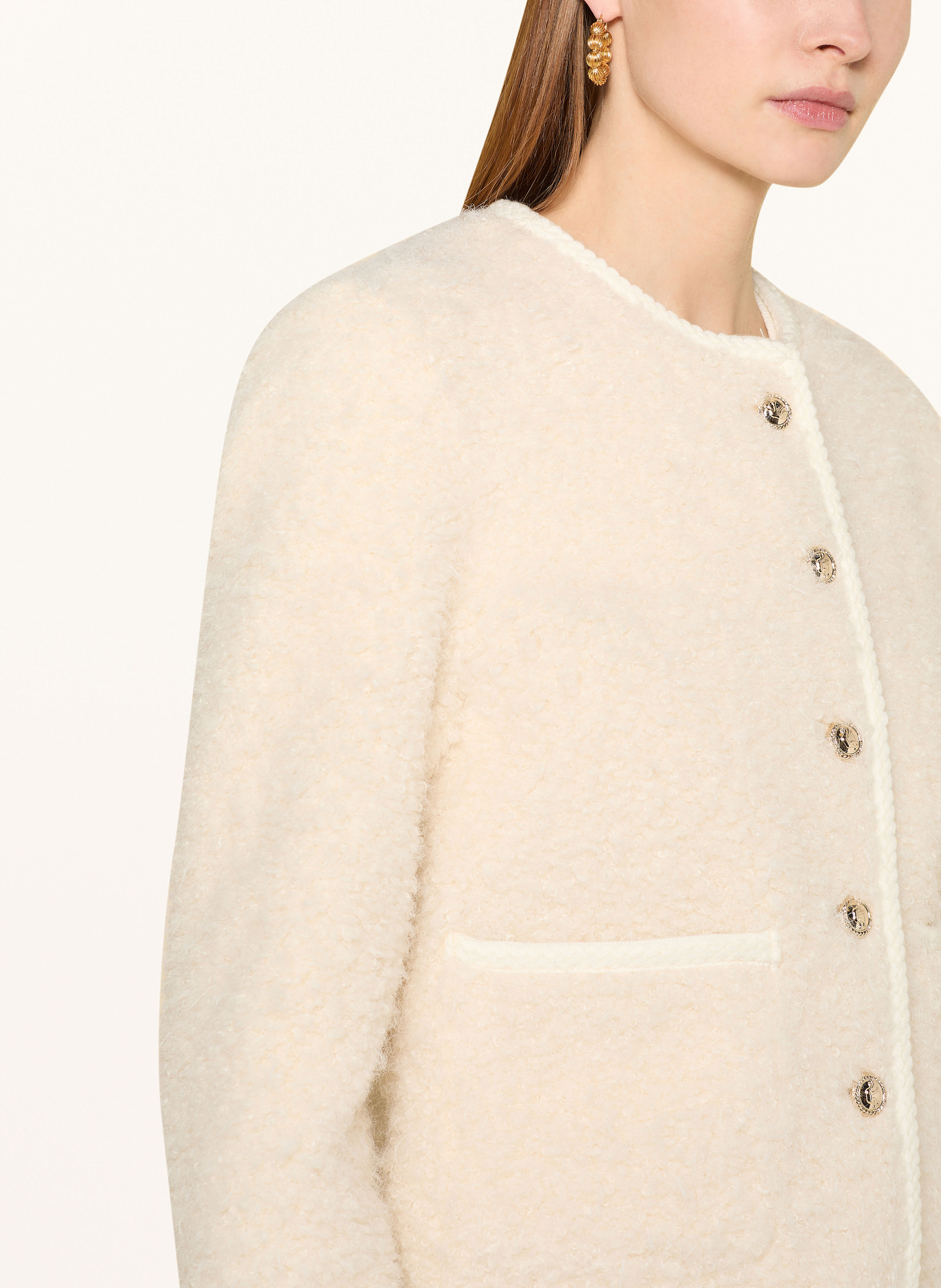 Thumbnail - Princess Goes Hollywood Kastenjacke Aus Bouclé weiss