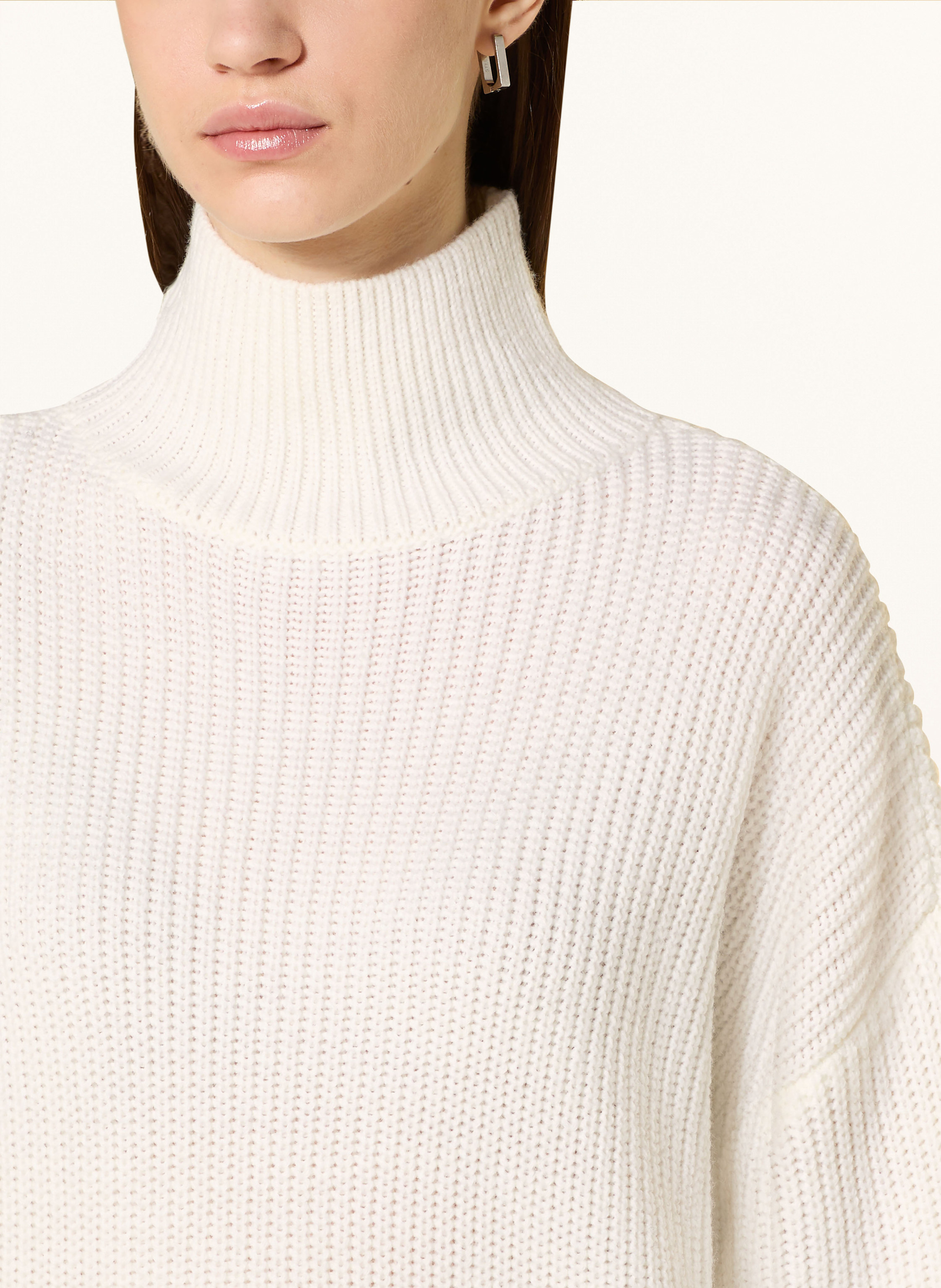 Thumbnail - Marc Aurel Pullover Mit Schmucksteinen weiss