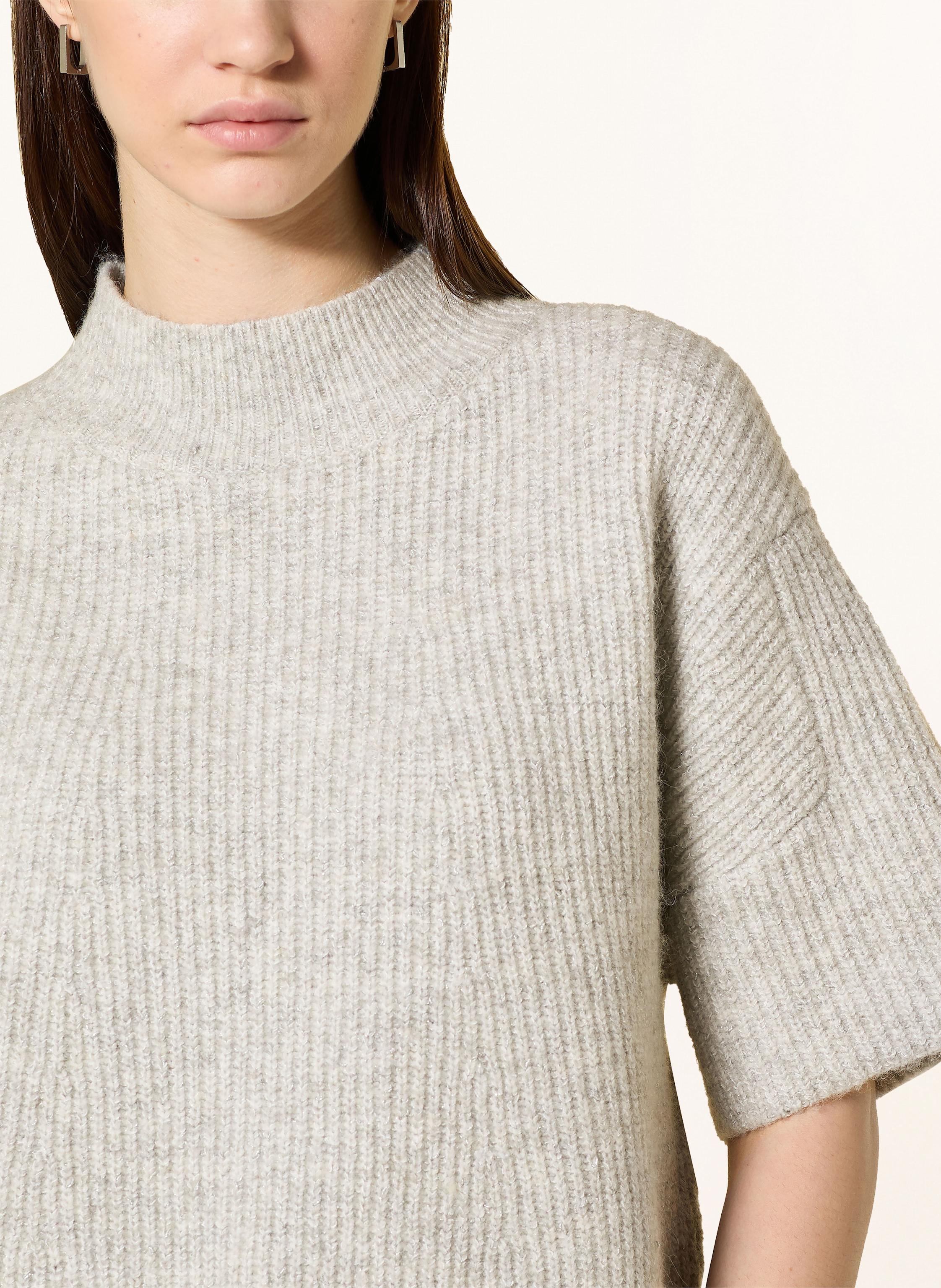 Thumbnail - Marc Aurel Strickshirt Mit Glitzergarn grau