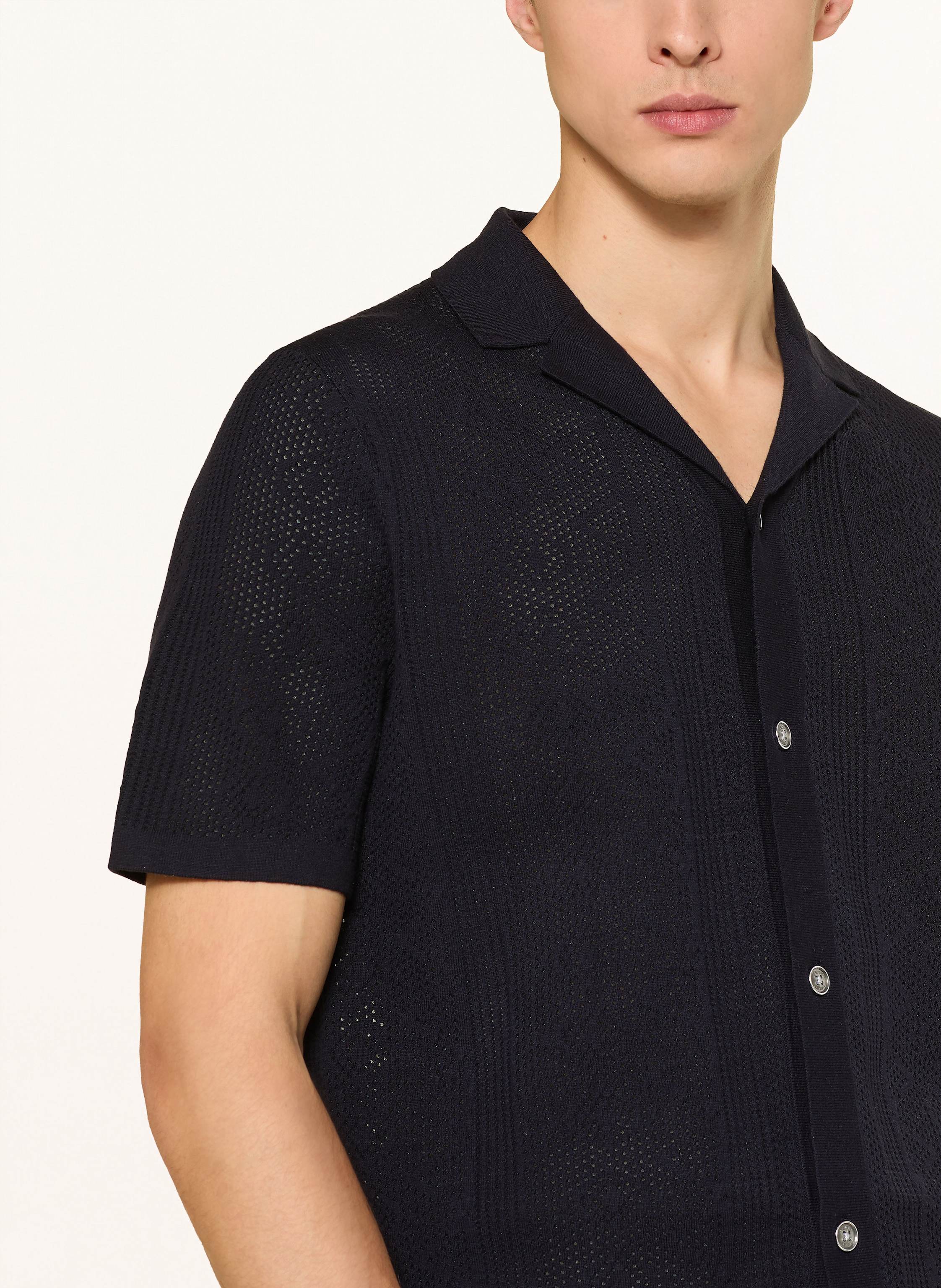 Thumbnail - Reiss Strickhemd Kipling Regular Fit blau