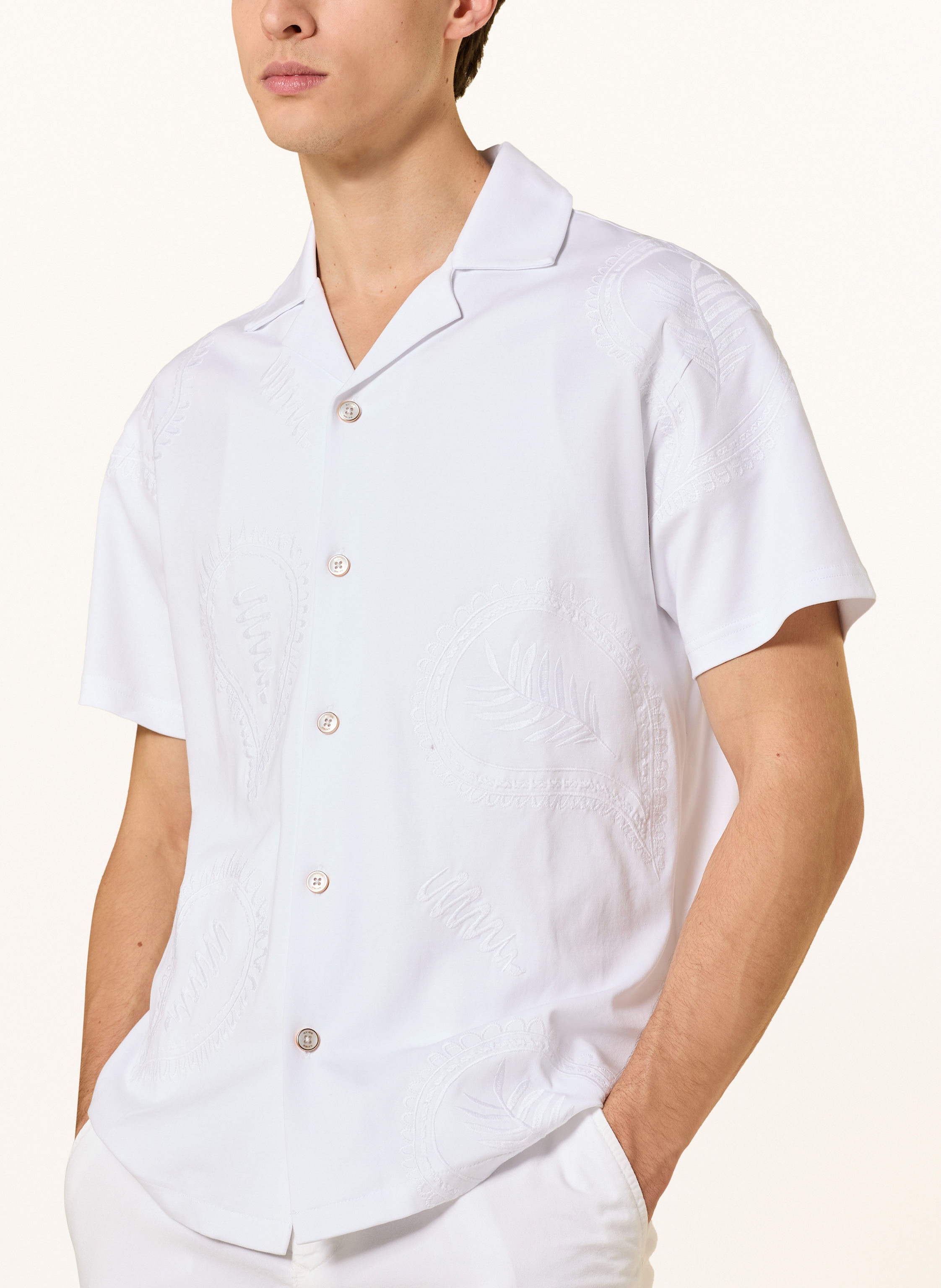 Thumbnail - Reiss Resorthemd Stockwell Regular Fit weiss