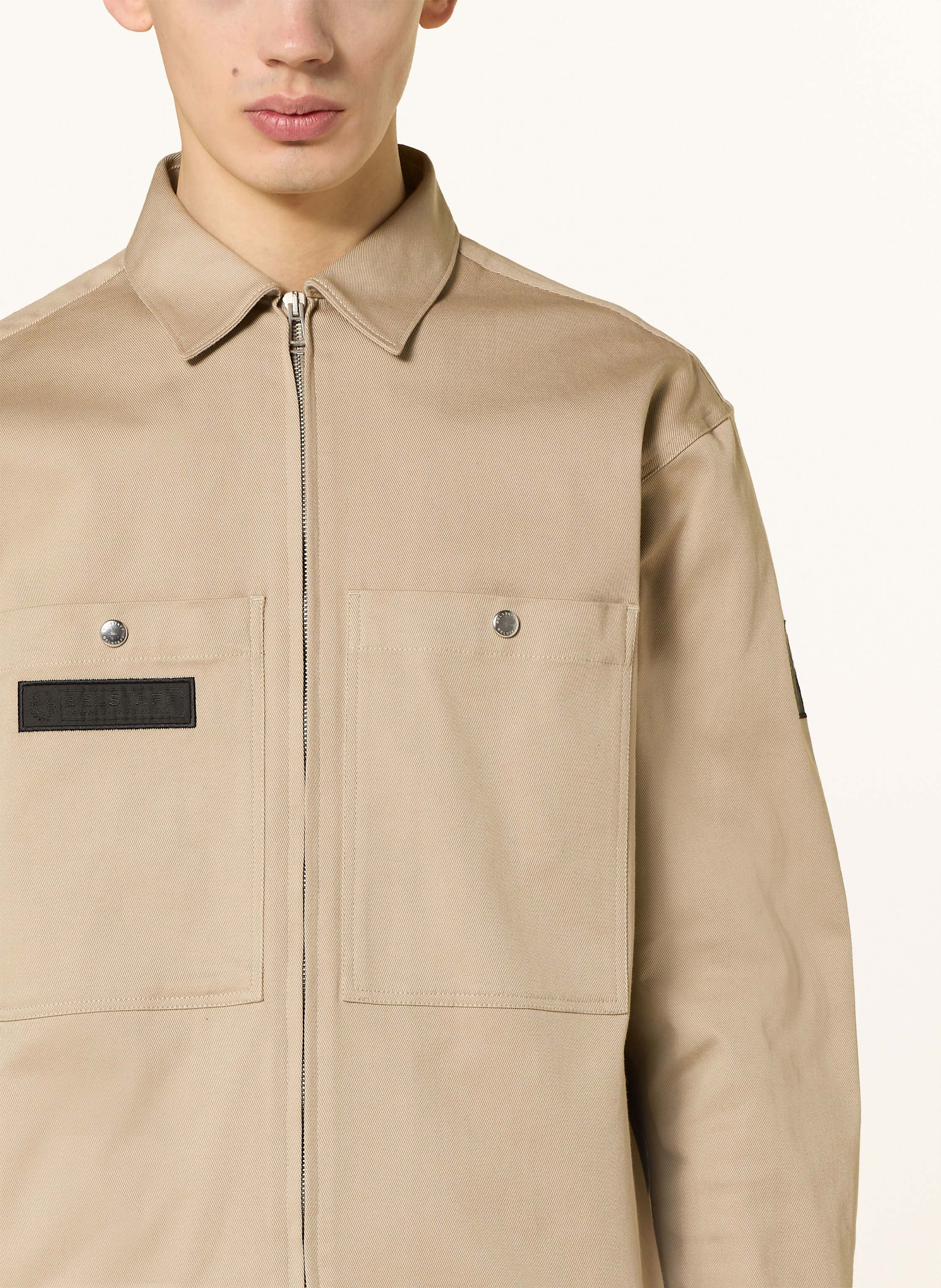Thumbnail - Belstaff Overjacket Competition Twill beige