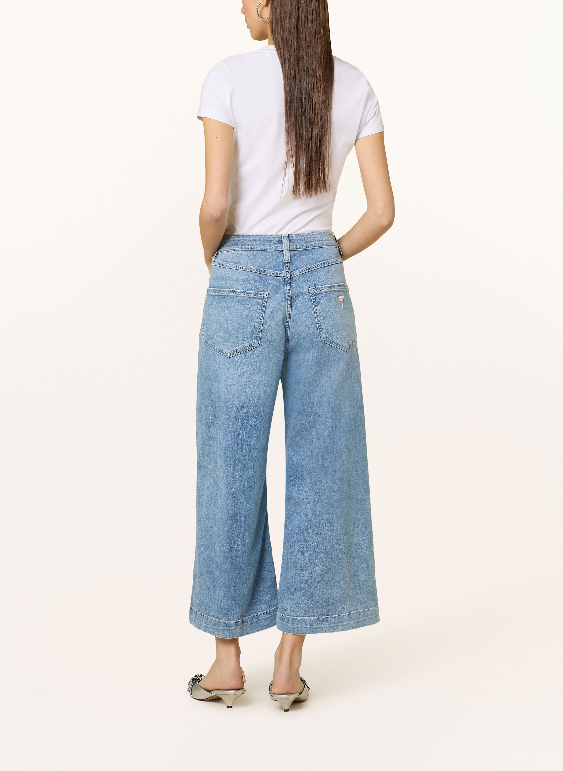 Thumbnail - Guess Jeans-Culotte Bellflower blau