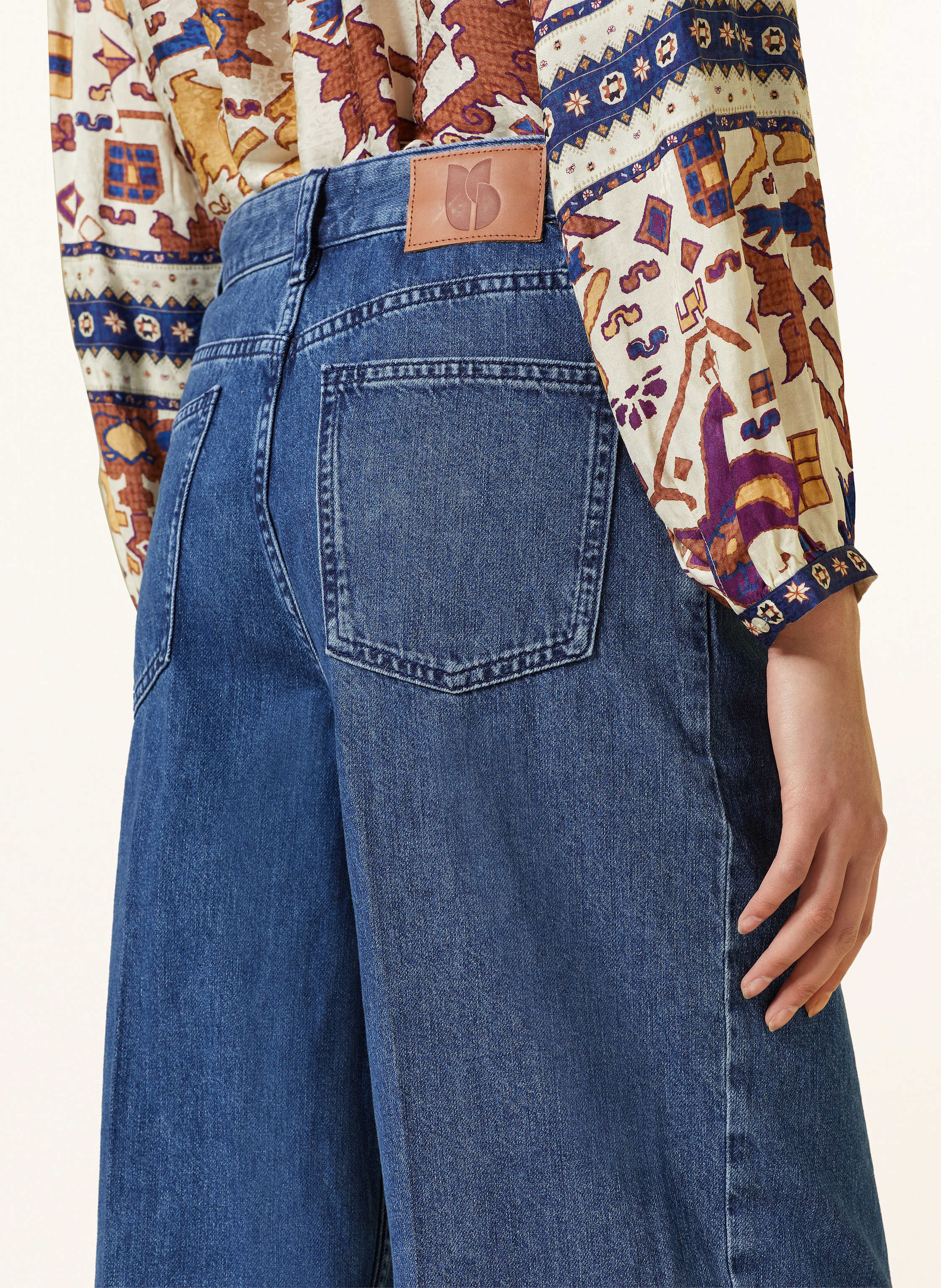 Thumbnail - Ba&Sh Wide Leg Jeans Jean Fona blau