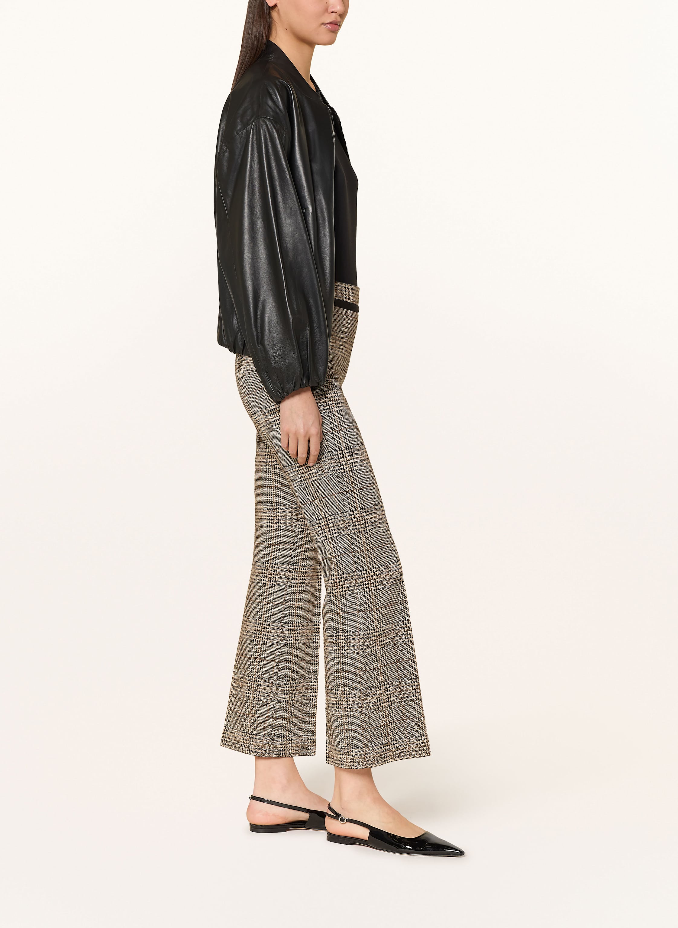 Thumbnail - Cambio Hose Faith Mit Schmucksteinen braun