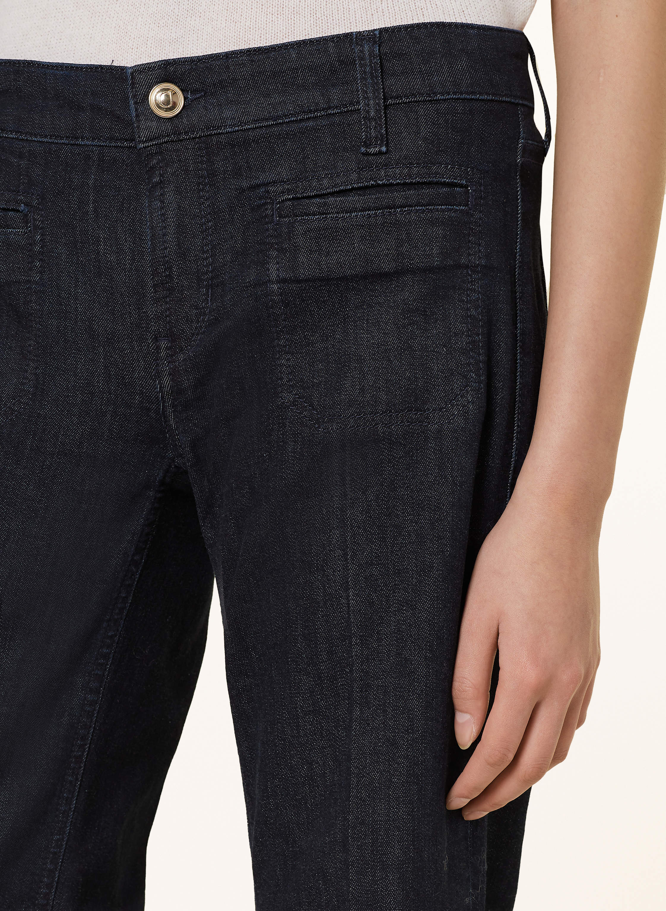 Thumbnail - Cambio Wide Leg Jeans Tess blau