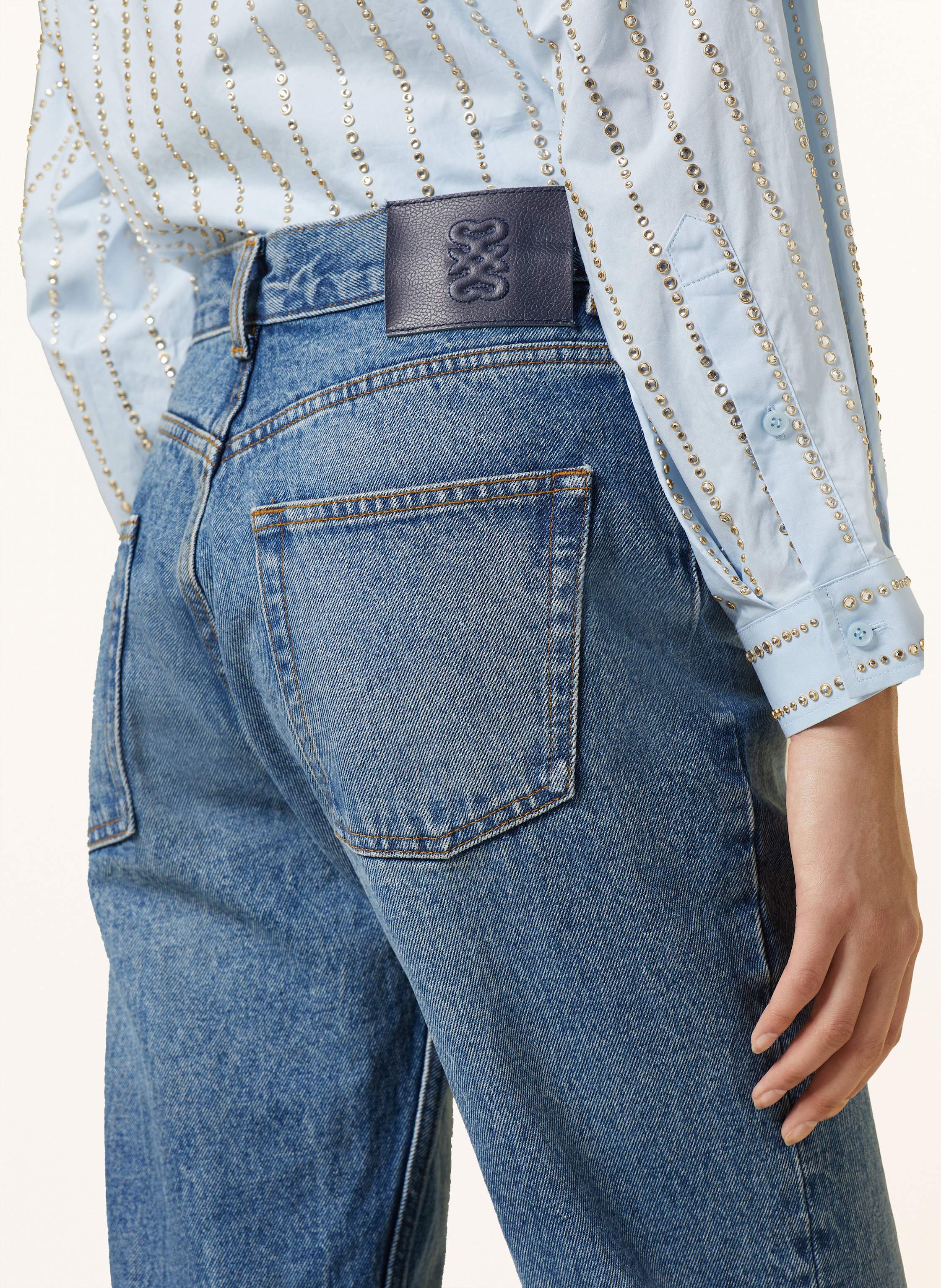 Thumbnail - Sandro Straight Jeans blau