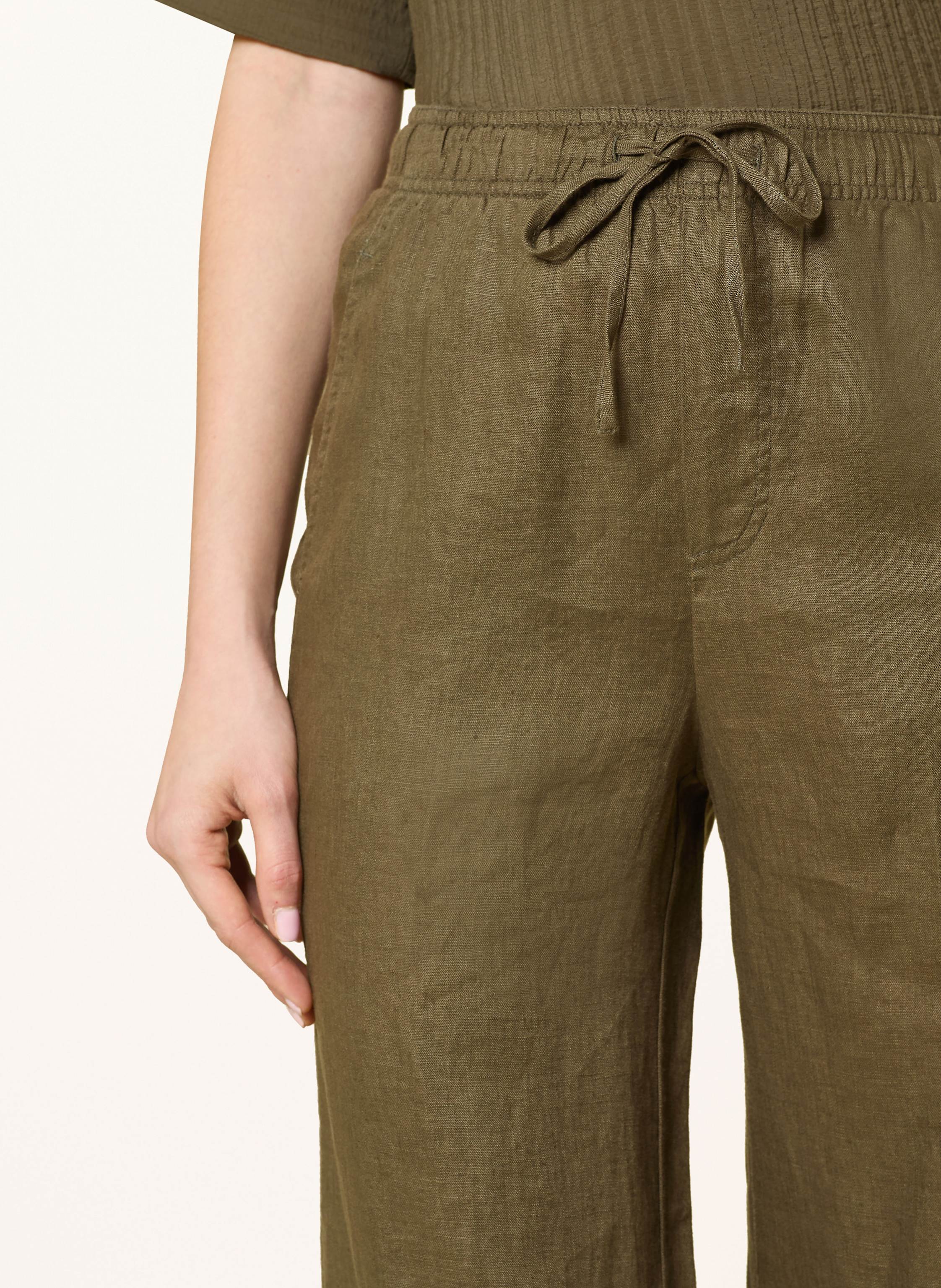 Thumbnail - Opus Marlenehose Mileni Aus Leinen gruen