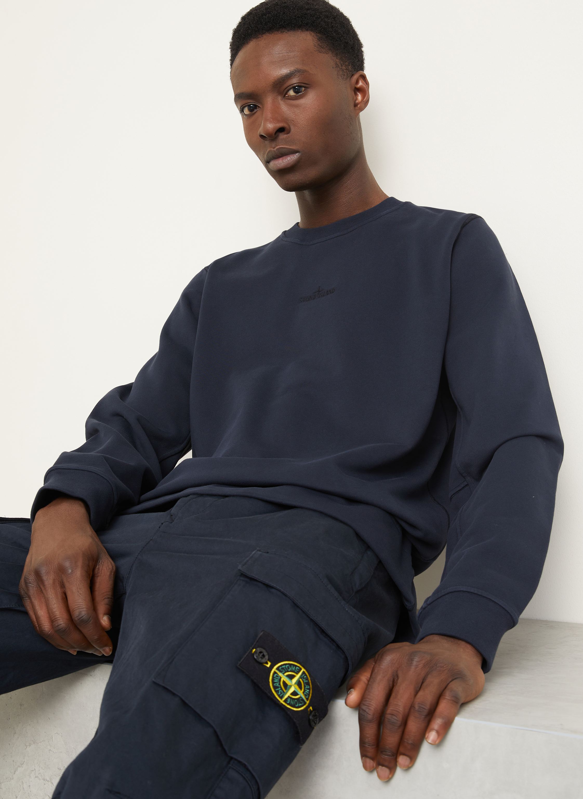 Thumbnail - Stone Island Sweatshirt blau