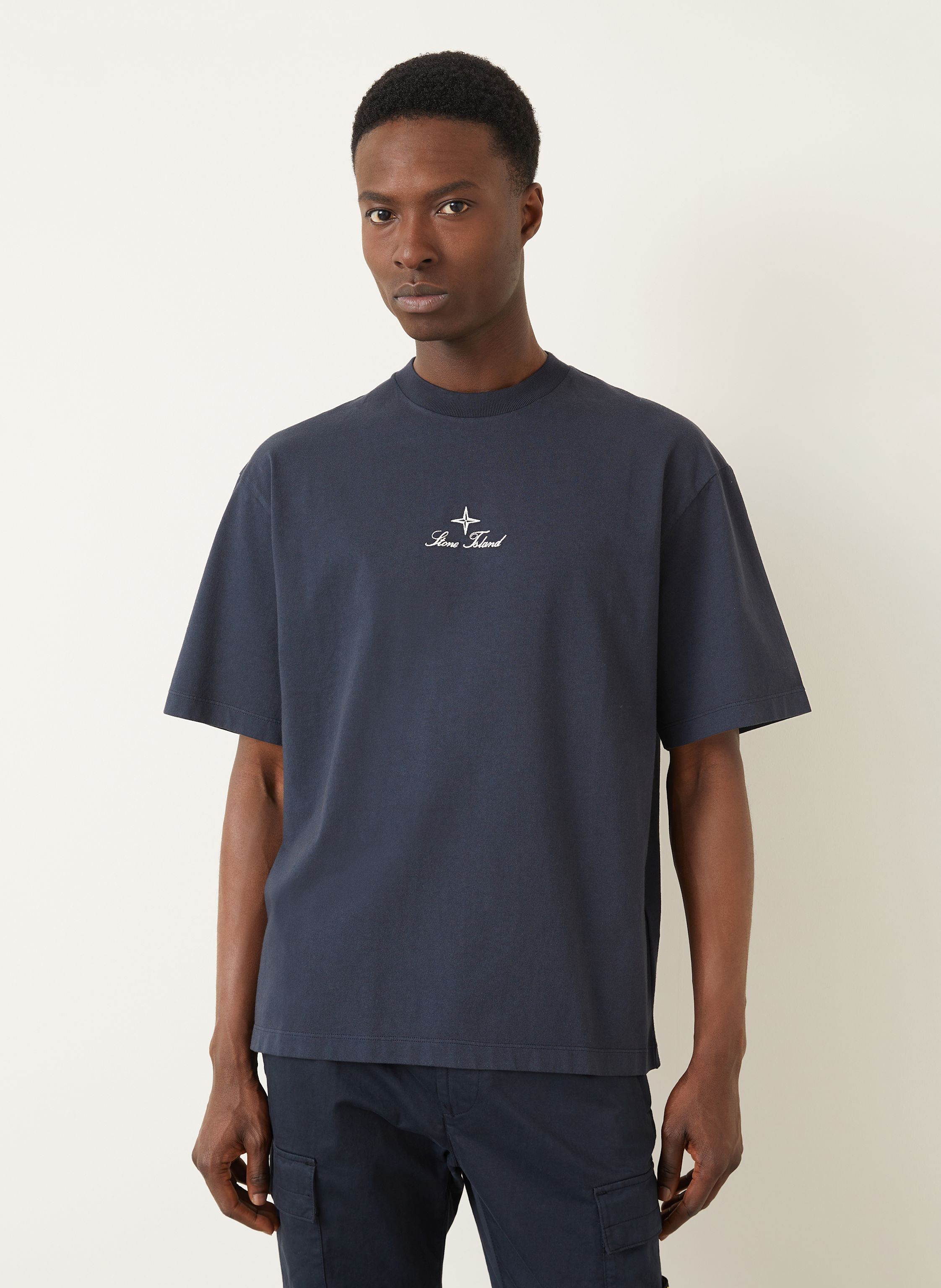 Thumbnail - Stone Island T-Shirt blau