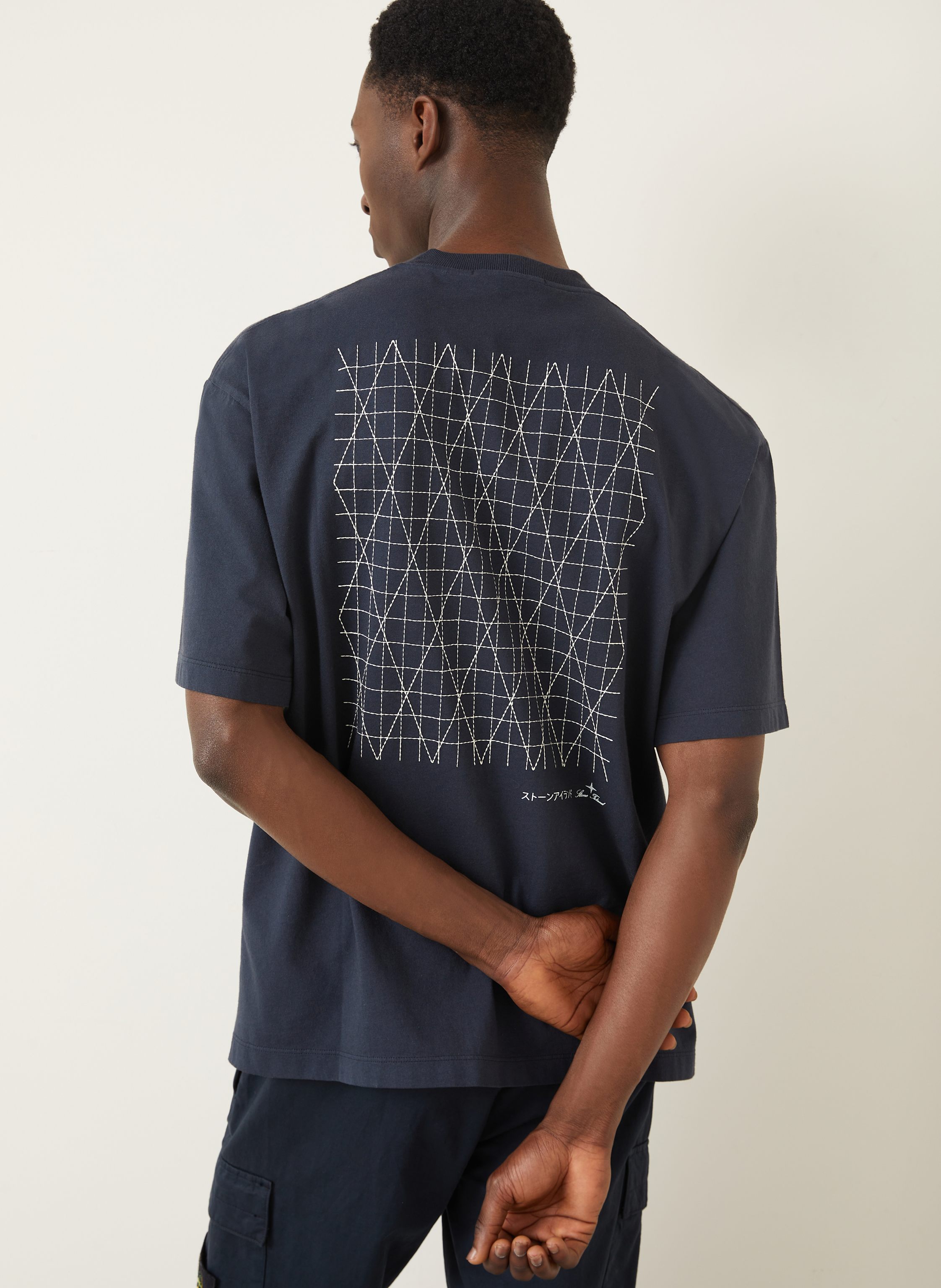 Thumbnail - Stone Island T-Shirt blau