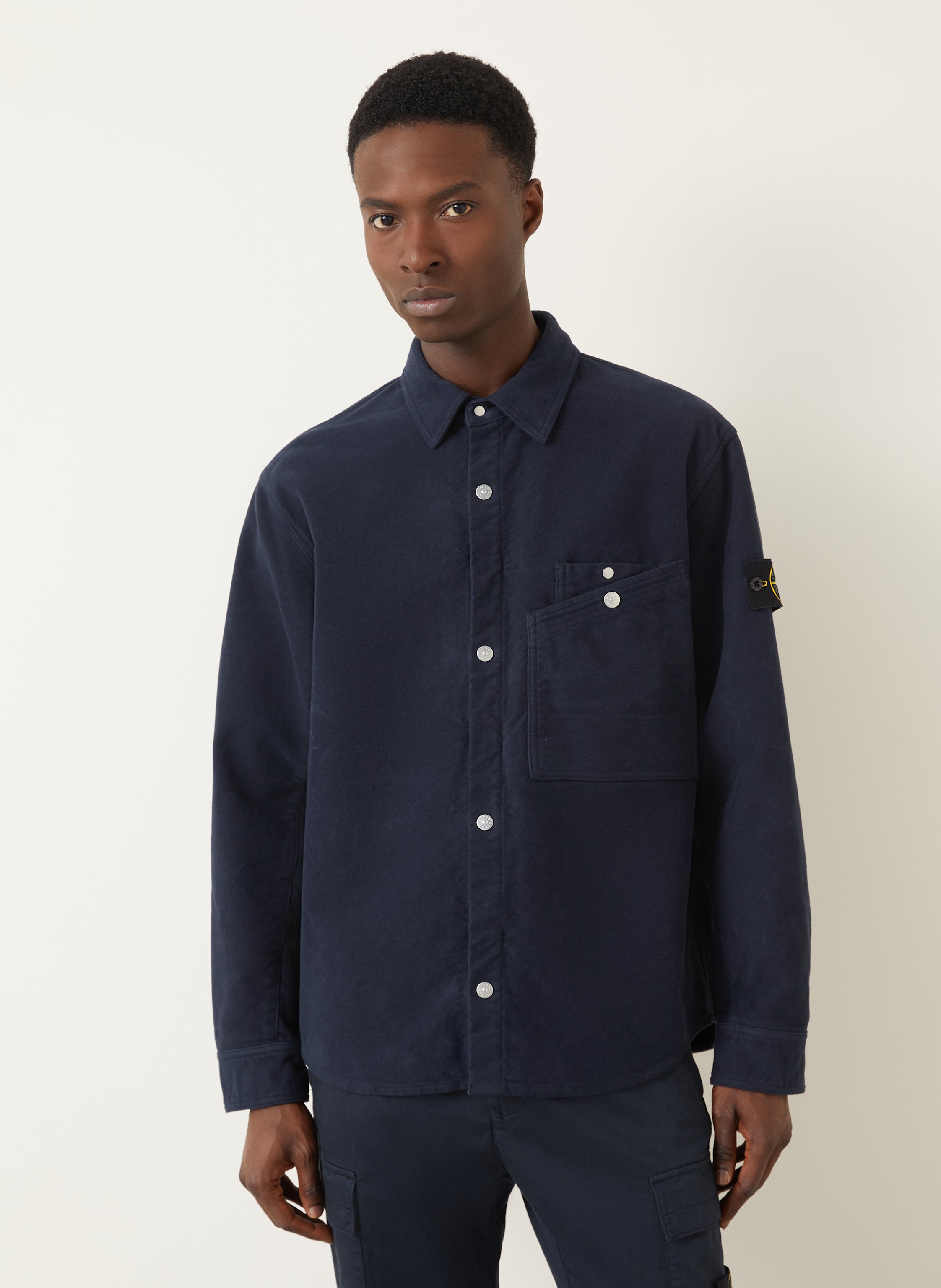 Thumbnail - Stone Island Overshirt blau