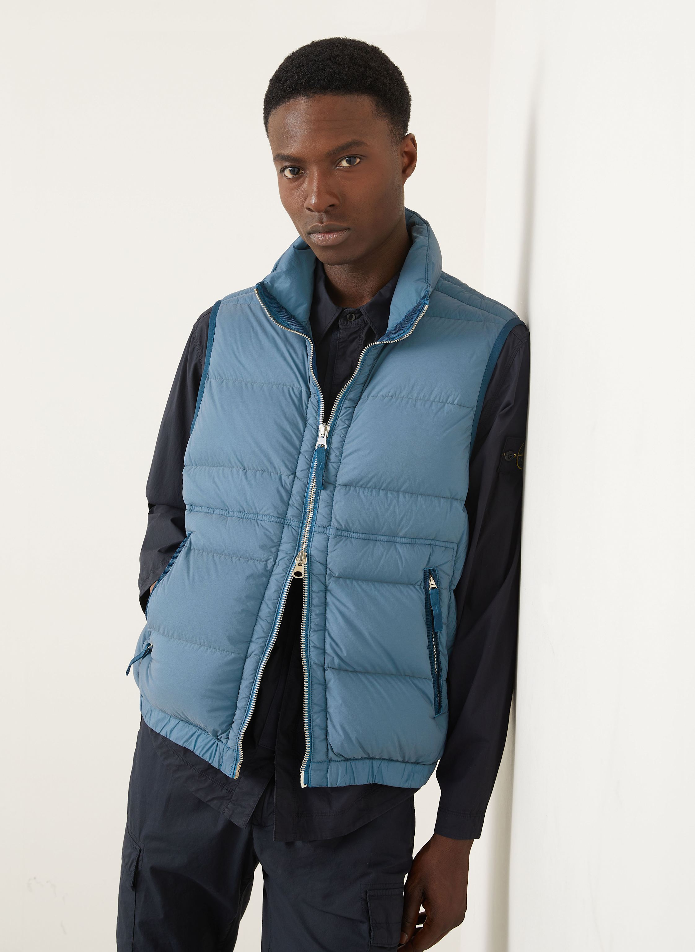 Thumbnail - Stone Island Daunenweste blau