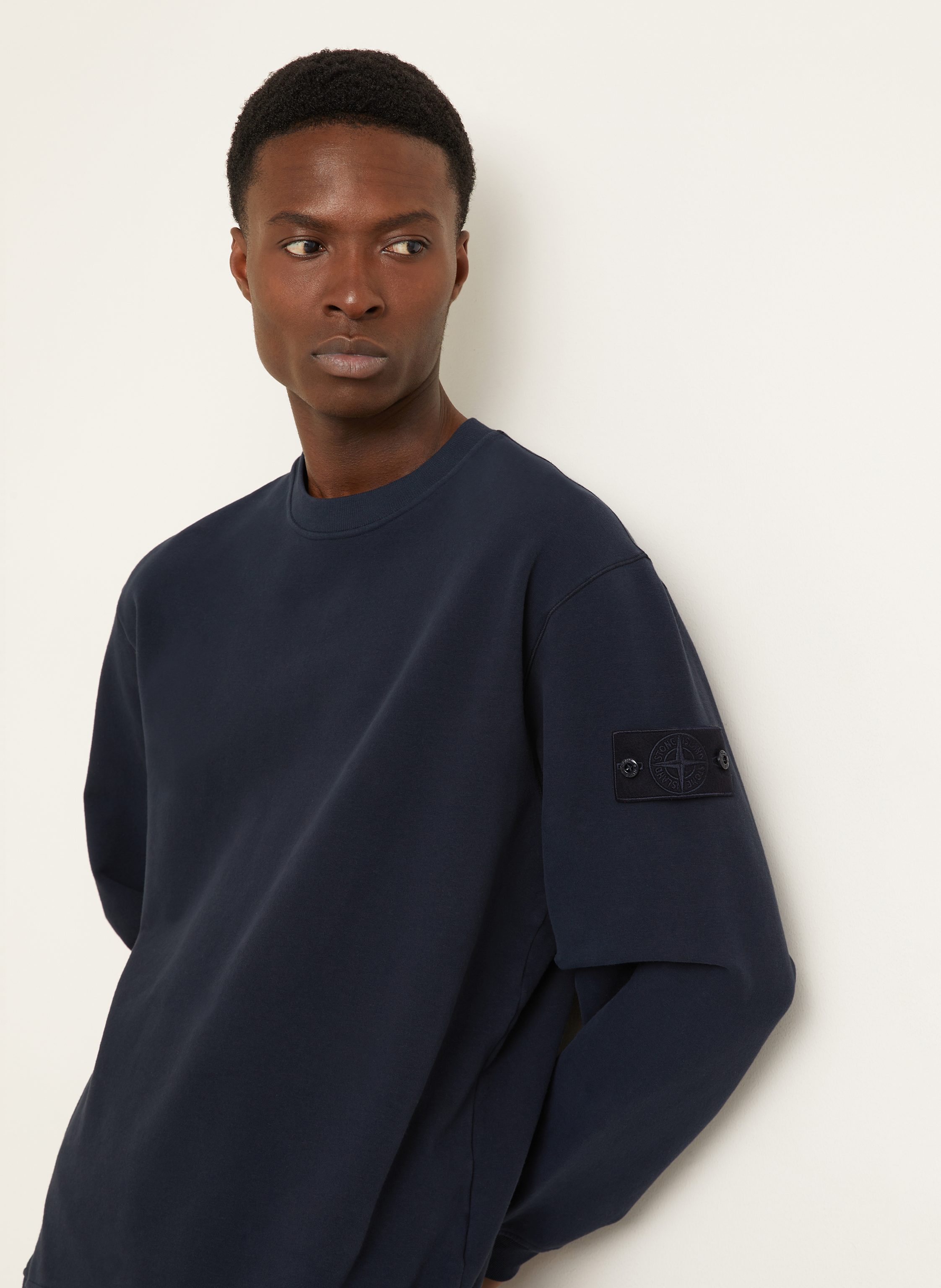 Thumbnail - Stone Island Sweatshirt Ghost blau