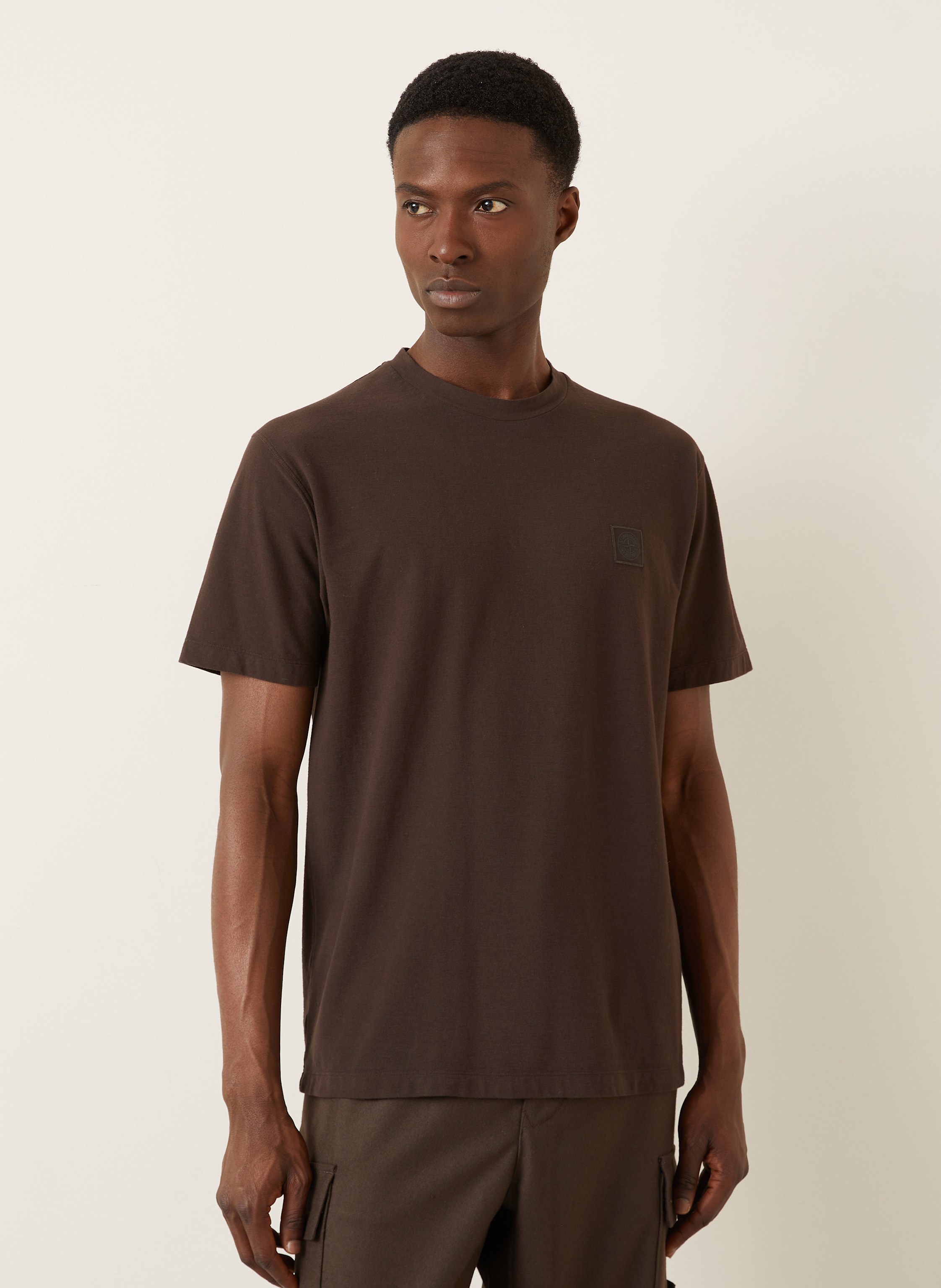 Thumbnail - Stone Island T-Shirt Ghost braun