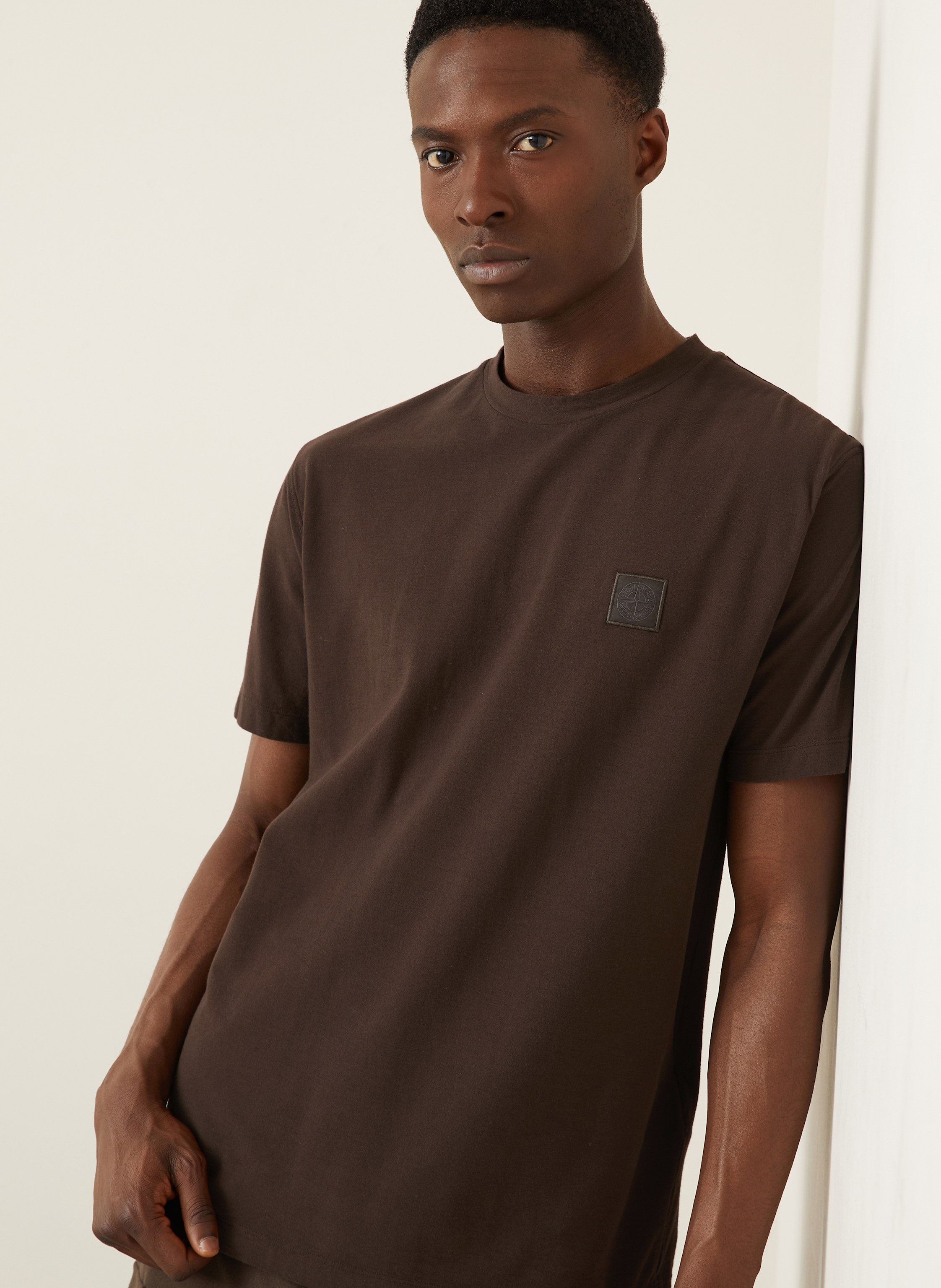 Thumbnail - Stone Island T-Shirt Ghost braun