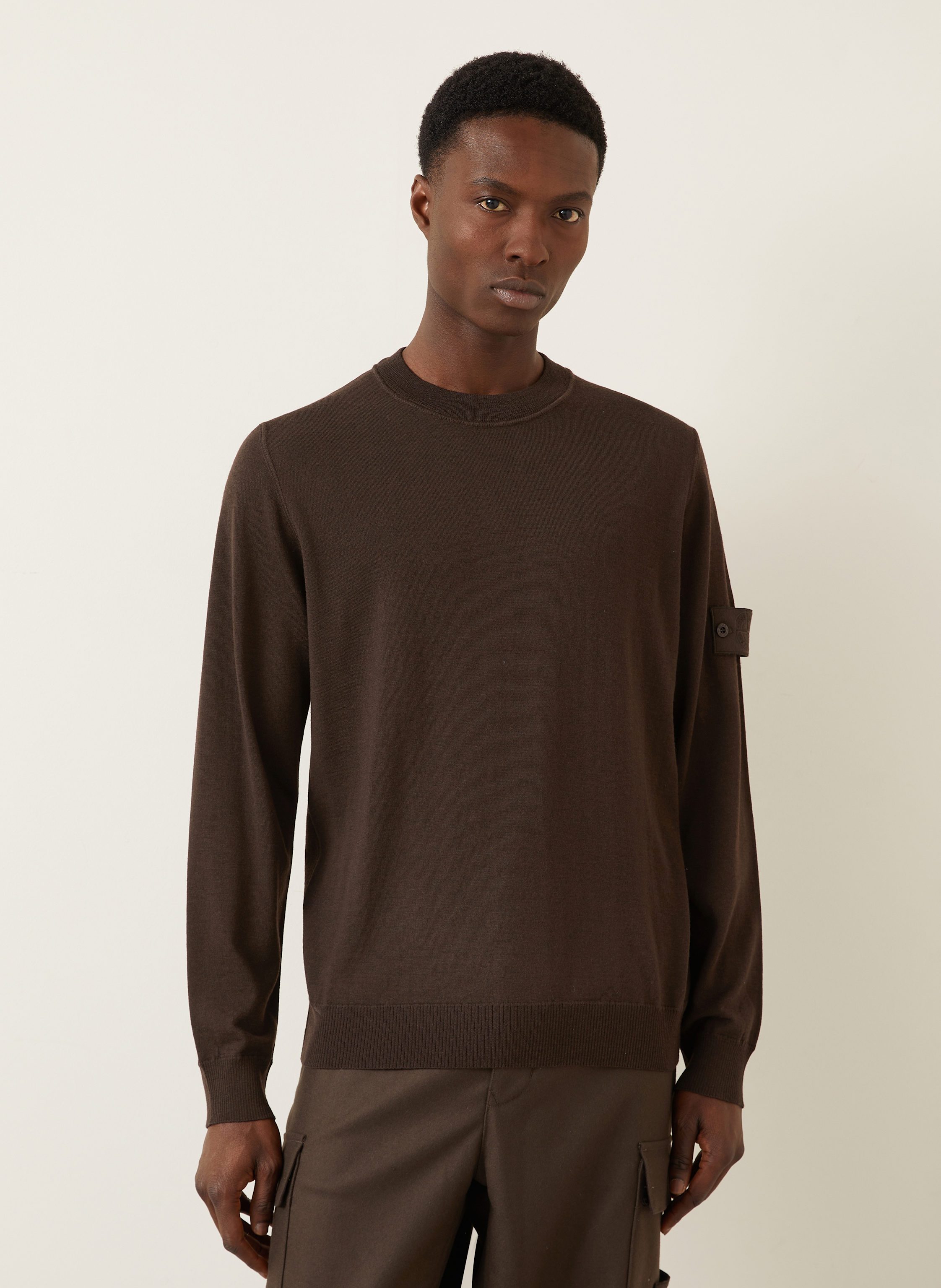 Thumbnail - Stone Island Pullover Ghost braun