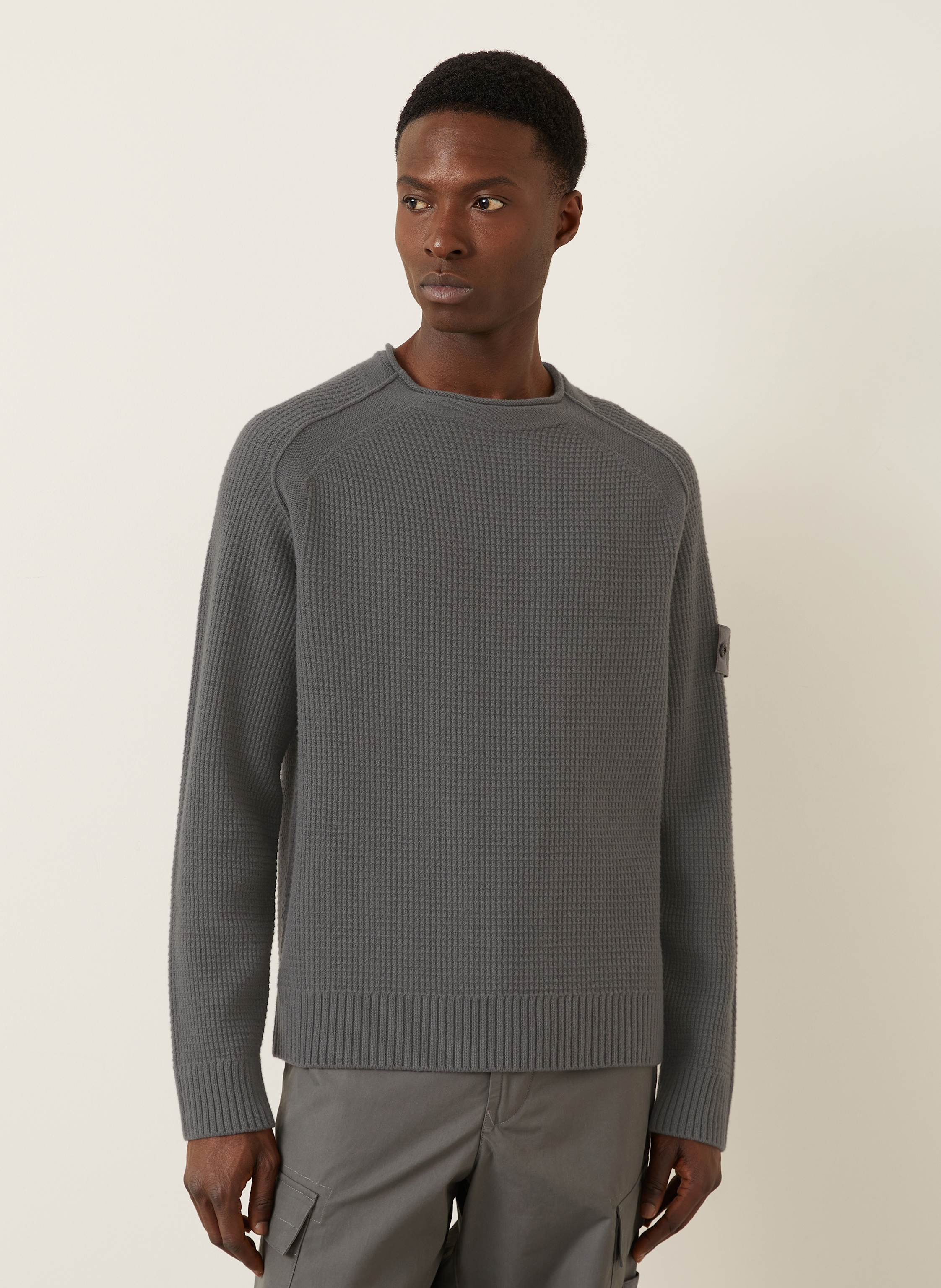 Thumbnail - Stone Island Pullover Ghost grau