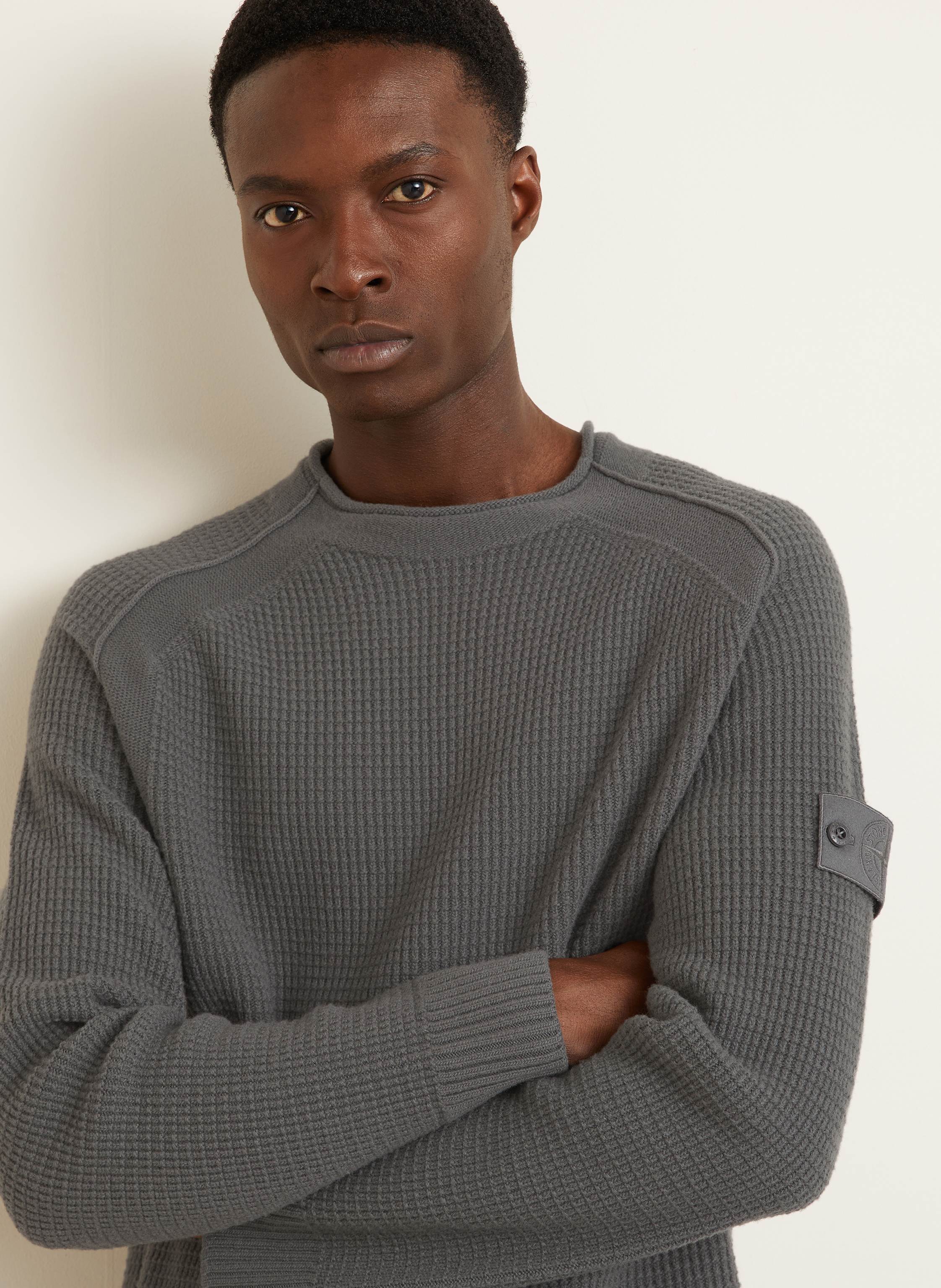 Thumbnail - Stone Island Pullover Ghost grau