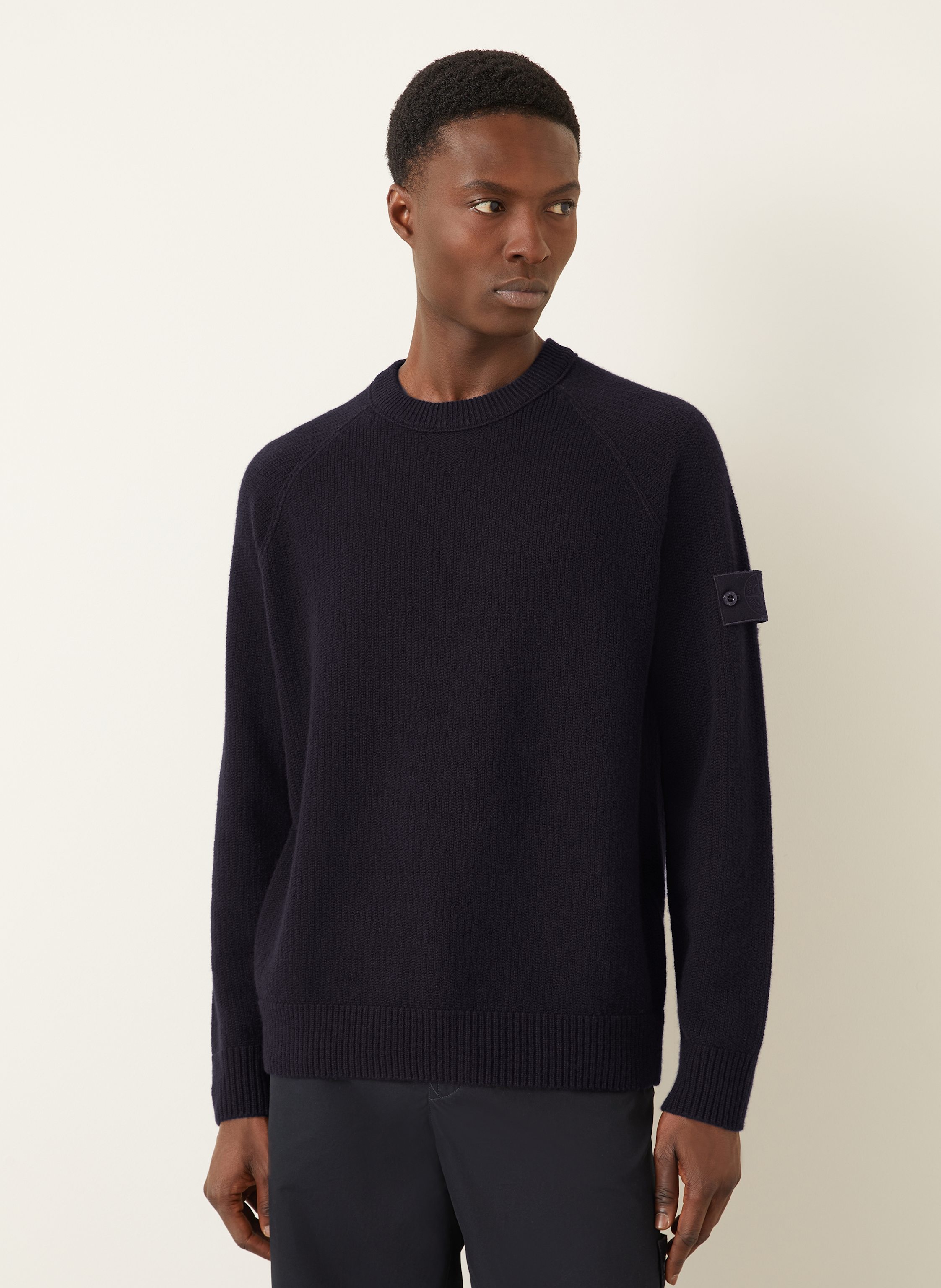 Thumbnail - Stone Island Cashmere-Pullover Ghost blau