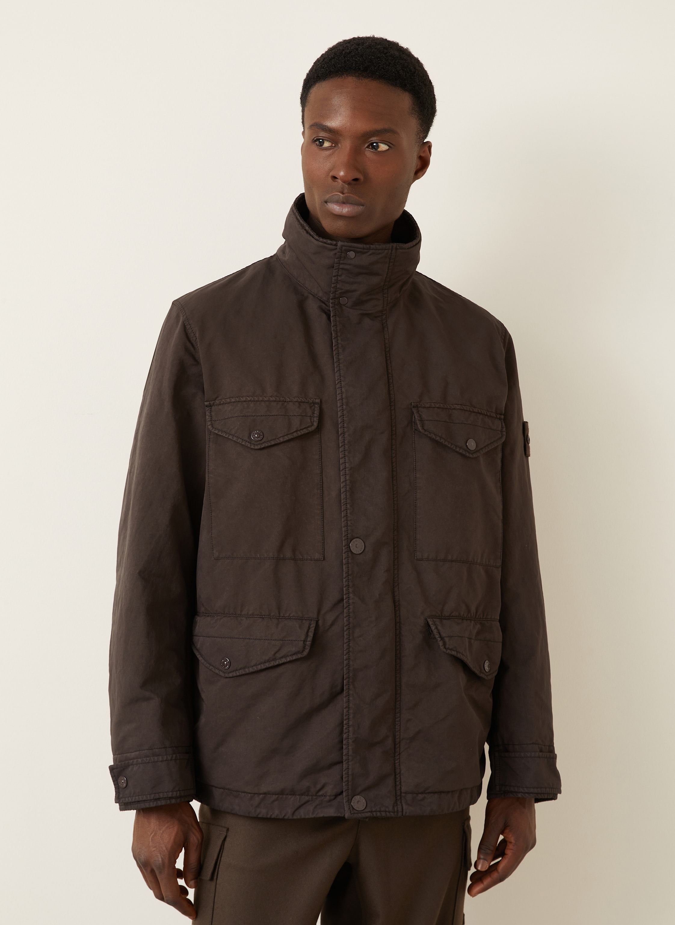 Thumbnail - Stone Island Fieldjacket Ghost braun