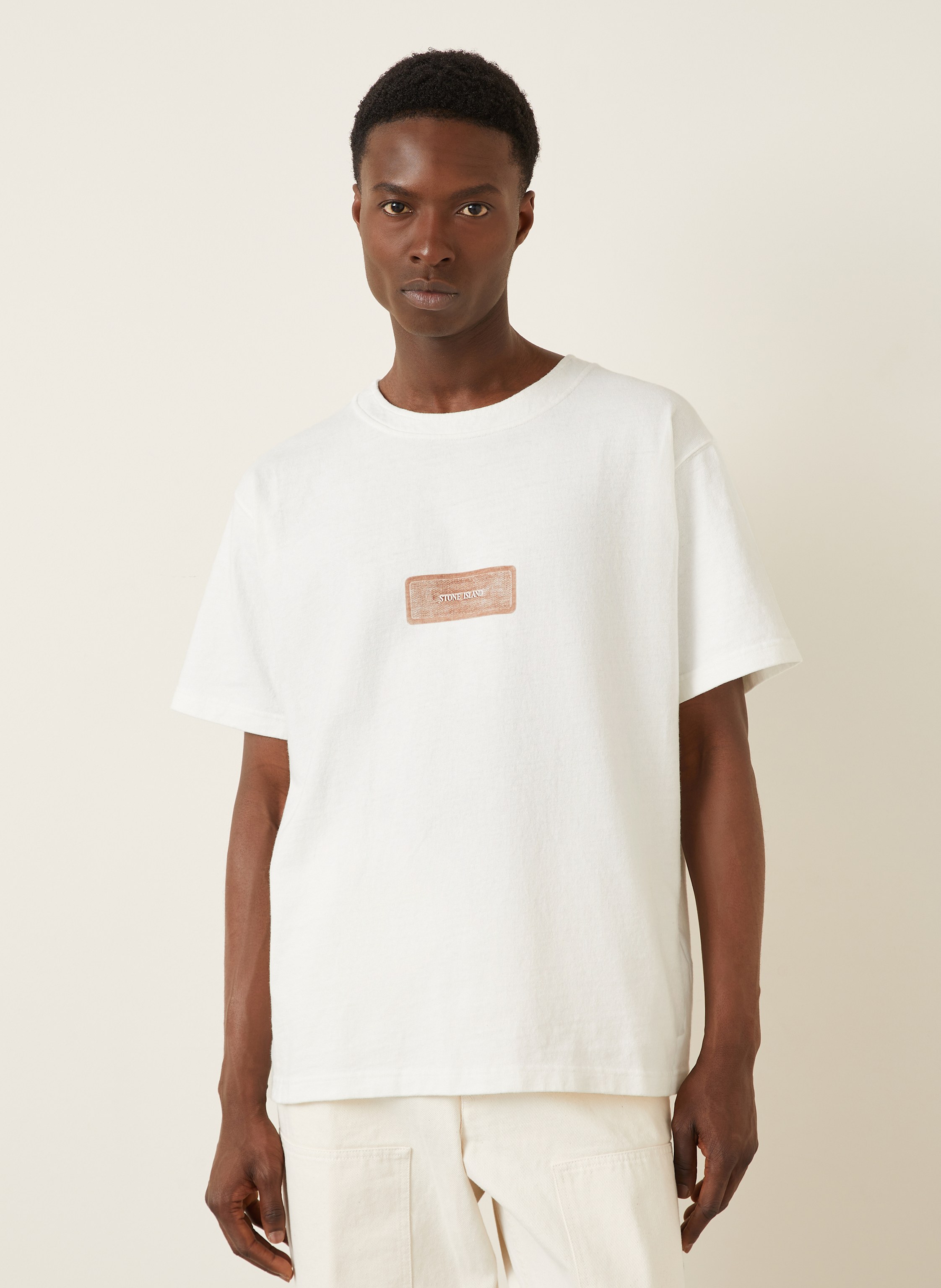 Thumbnail - Stone Island T-Shirt weiss