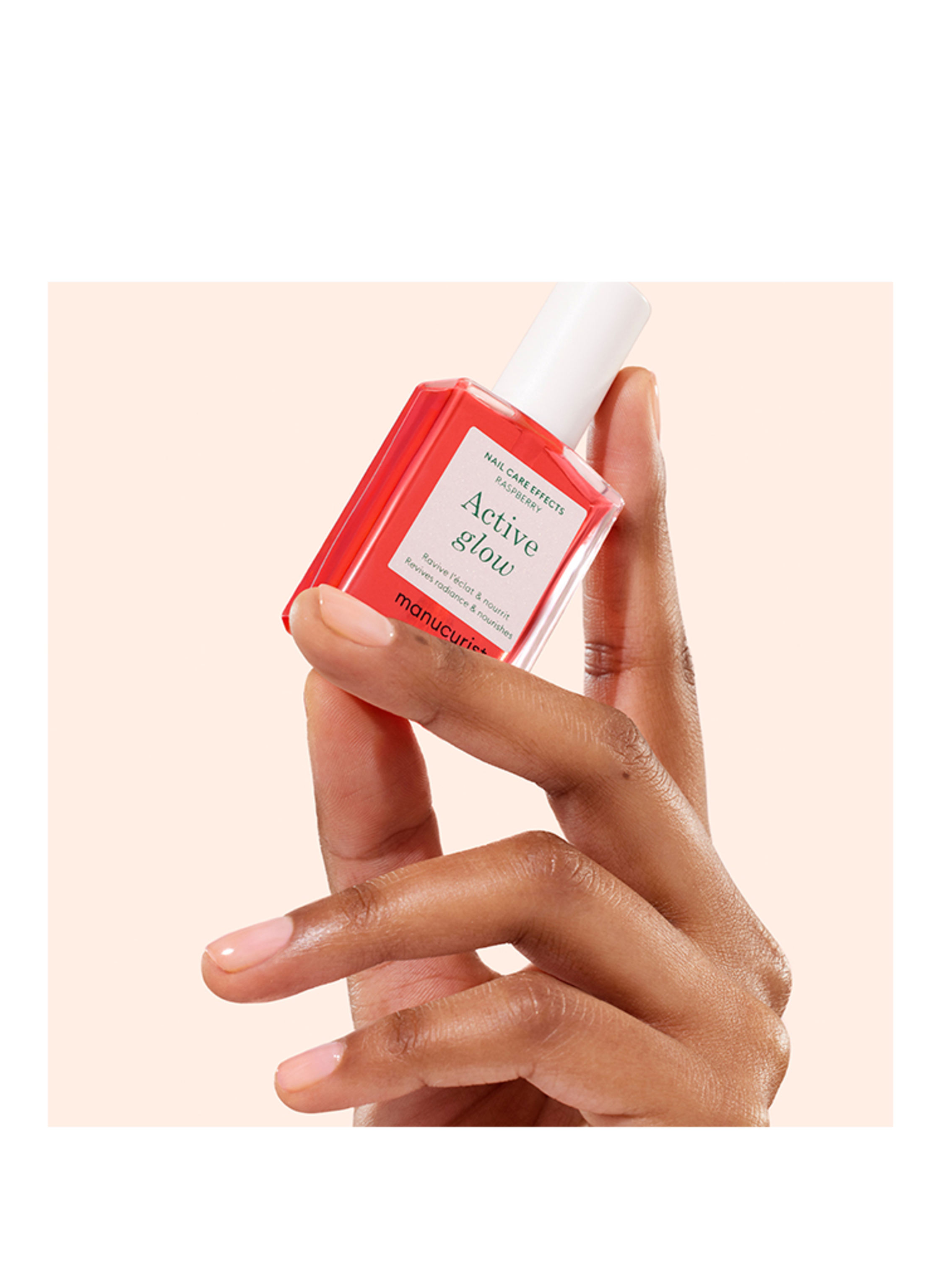 Thumbnail - Manucurist Glow Manucure Raspberry Nagellack-Set