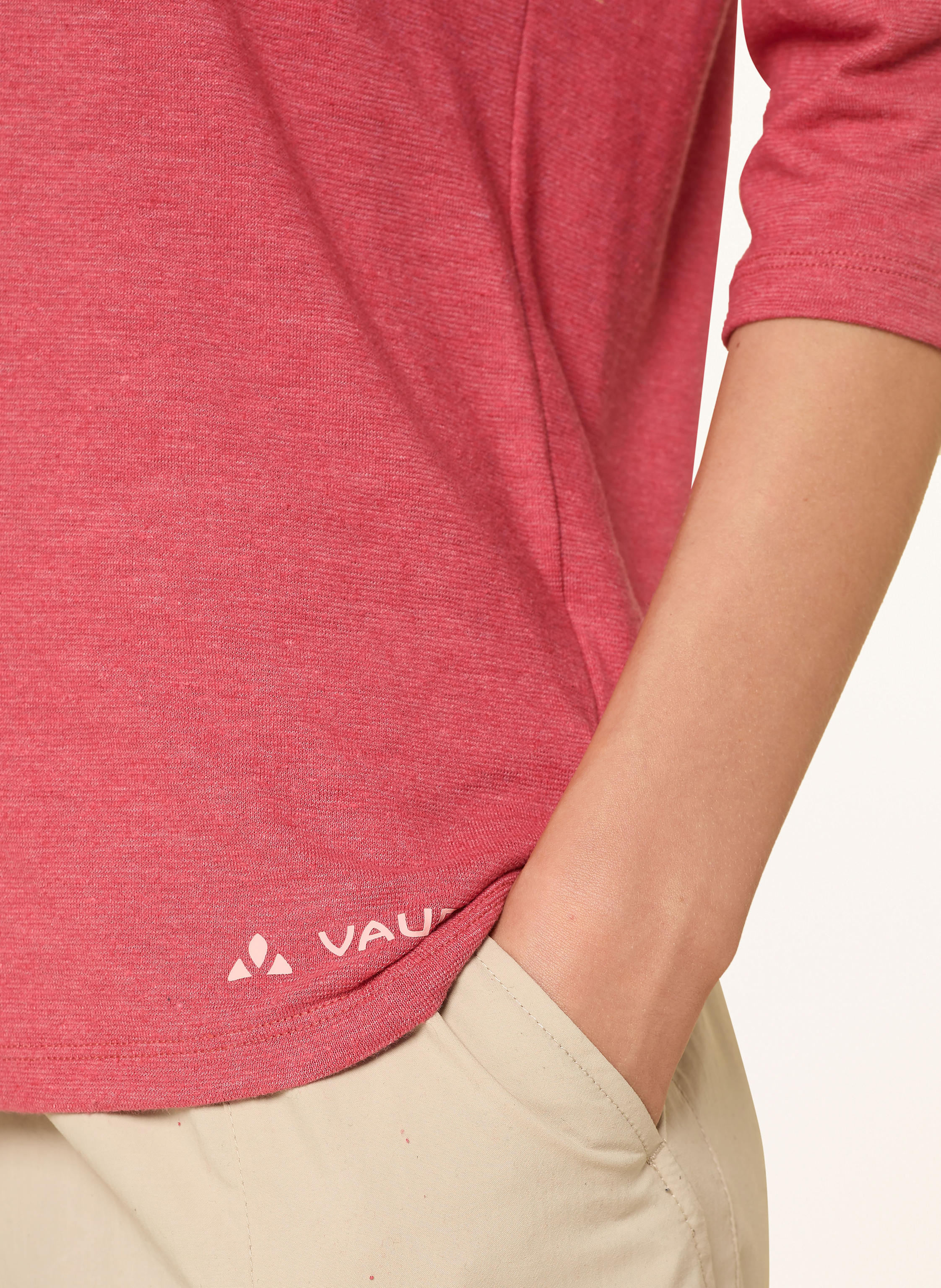 Thumbnail - Vaude T-Shirt Neyland Mit 3/4-Arm rot
