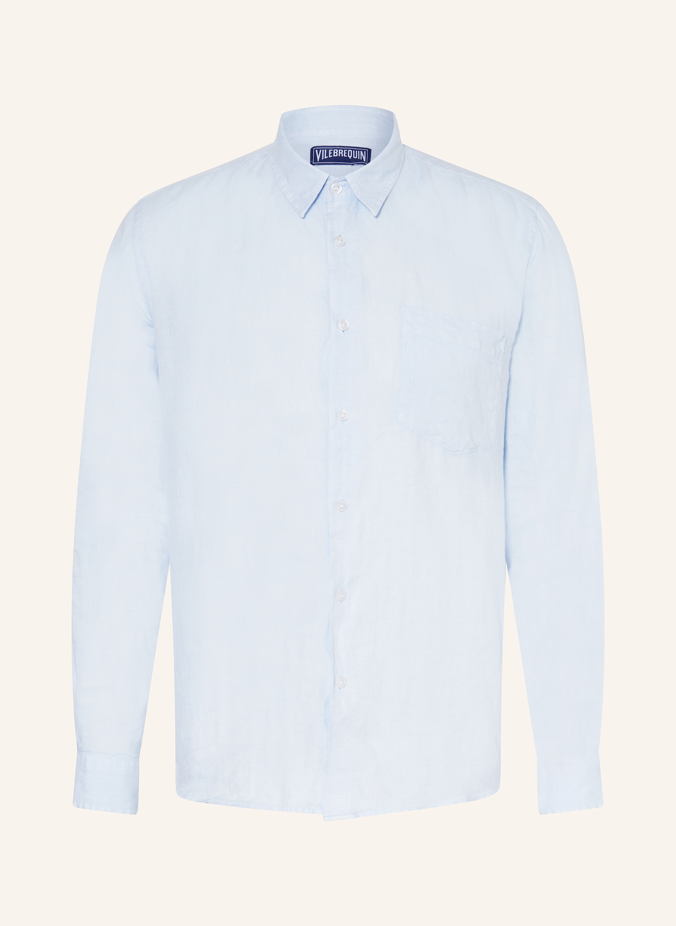 Vilebrequin Vilebrequin Leinenhemd Regulrar Fit blau in HELLBLAU