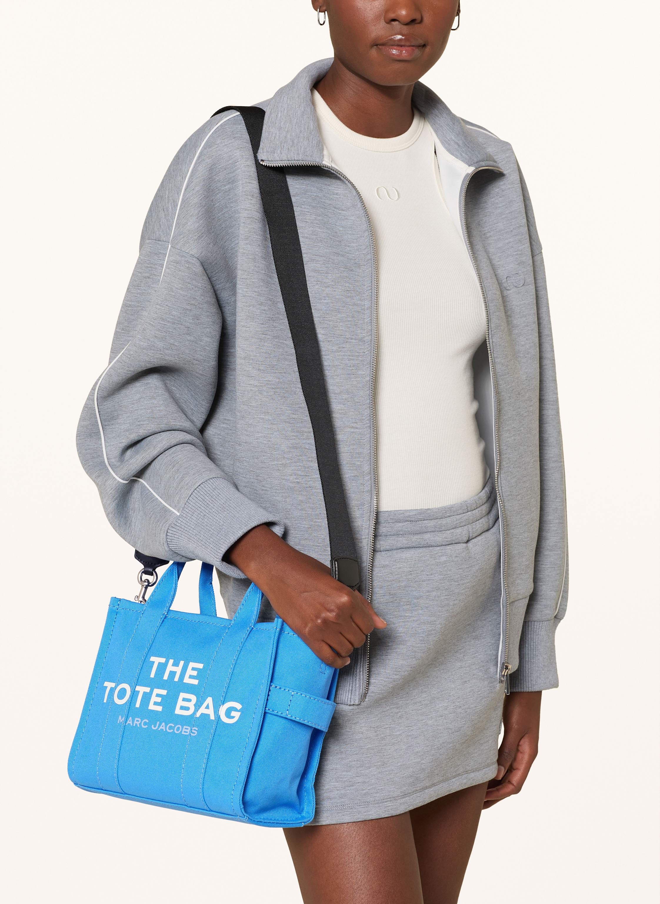 Thumbnail - Marc Jacobs Umhängetasche The Small Tote Bag blau
