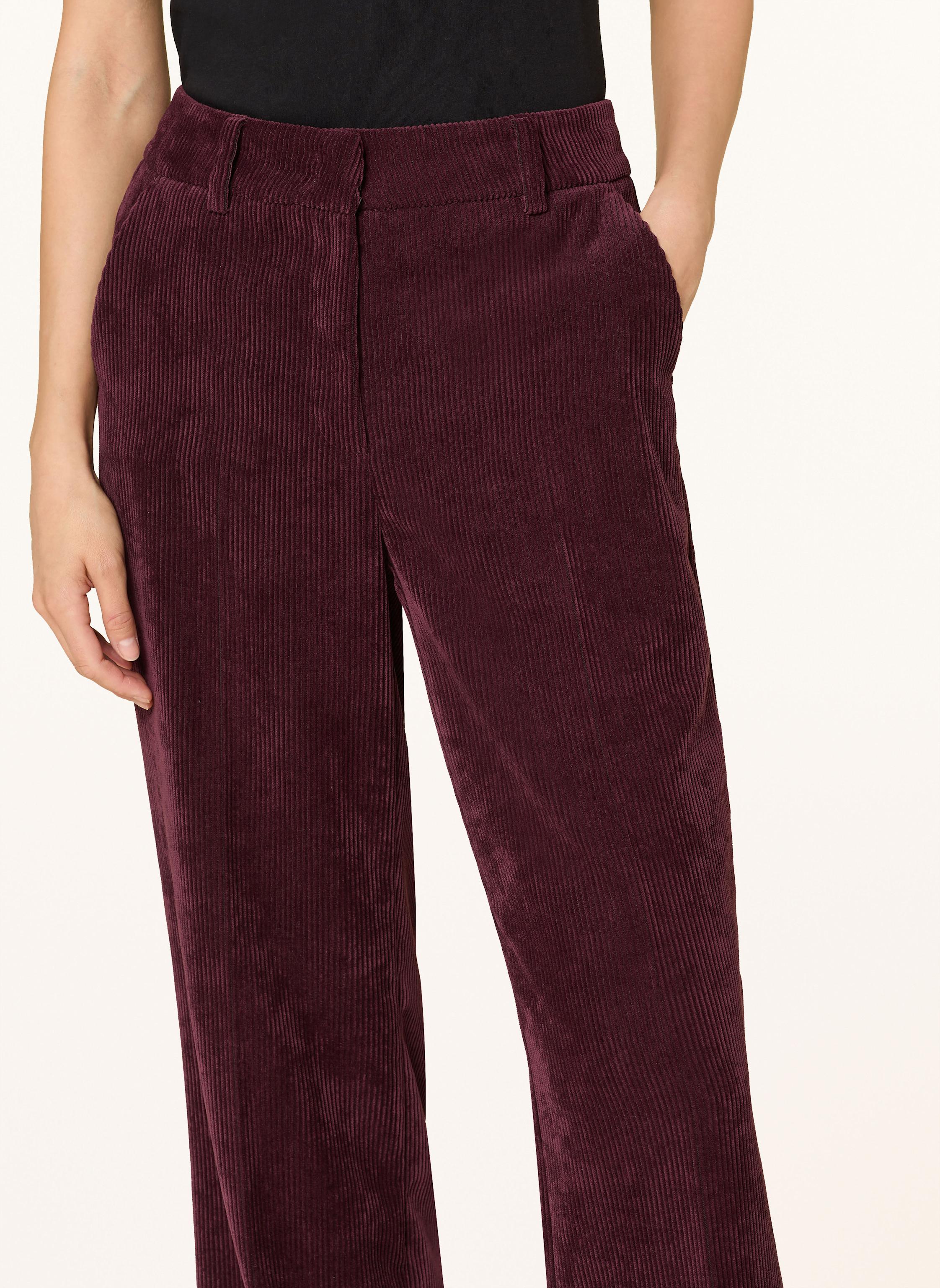 Thumbnail - Cambio Marlenehose Amelie Aus Cord rot