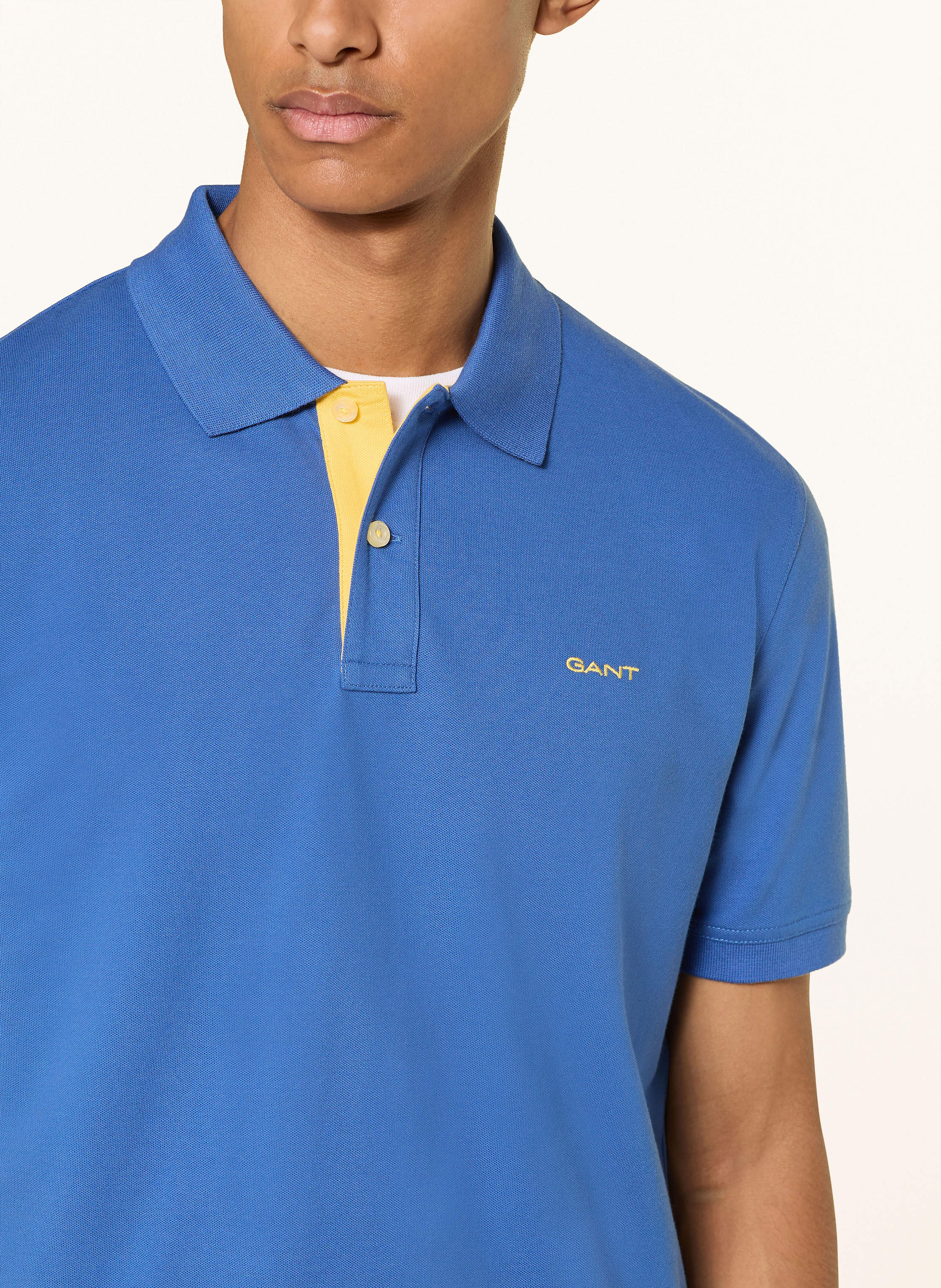 Thumbnail - Gant Piqué-Poloshirt blau