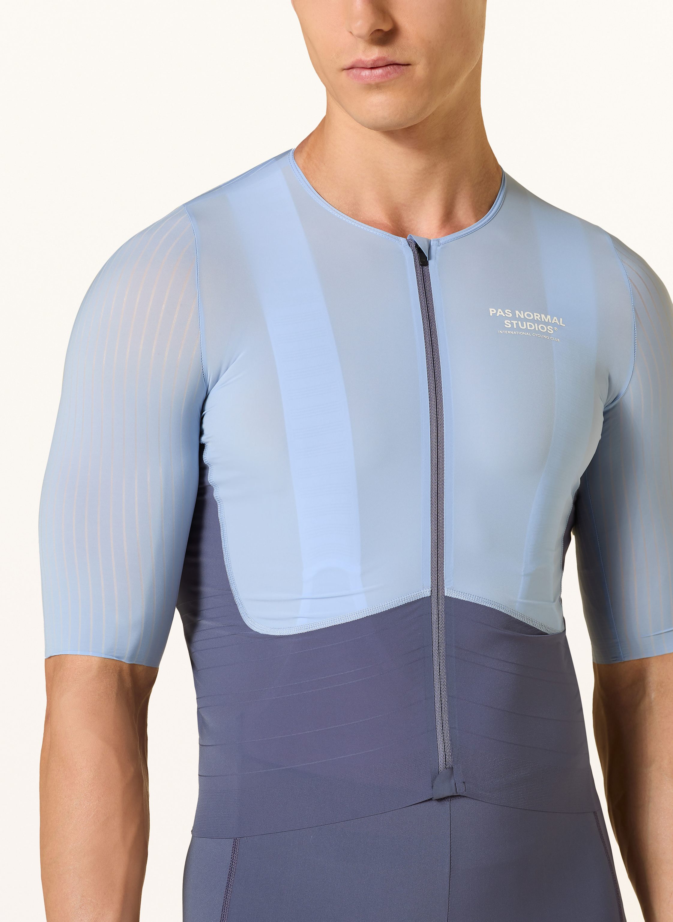 Thumbnail - Pas Normal Studios Radtrikot Mechanism Pro blau