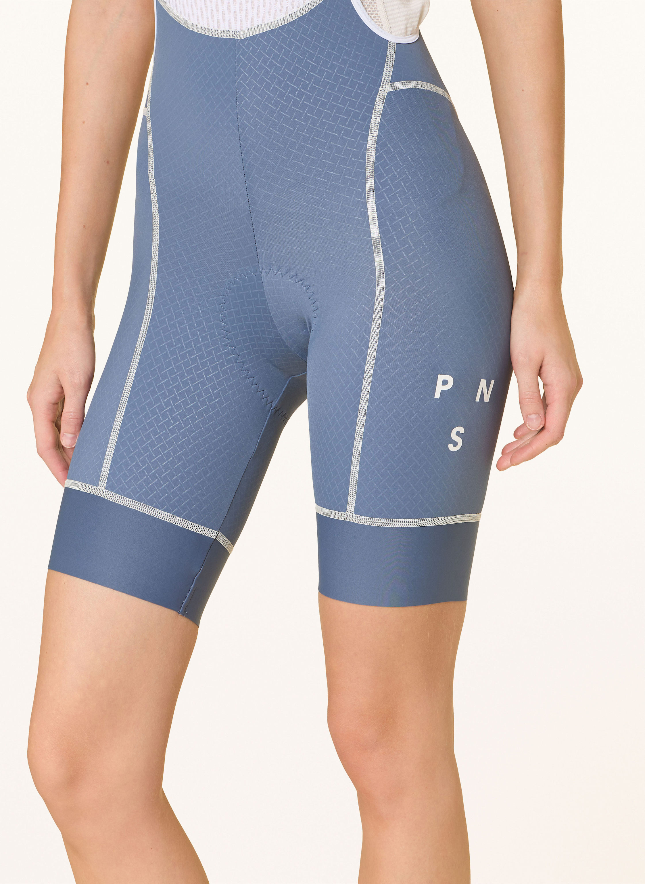 Thumbnail - Pas Normal Studios Radhose Mechanism Bibs Mit Trägern Und Gepolstertem Einsatz blau