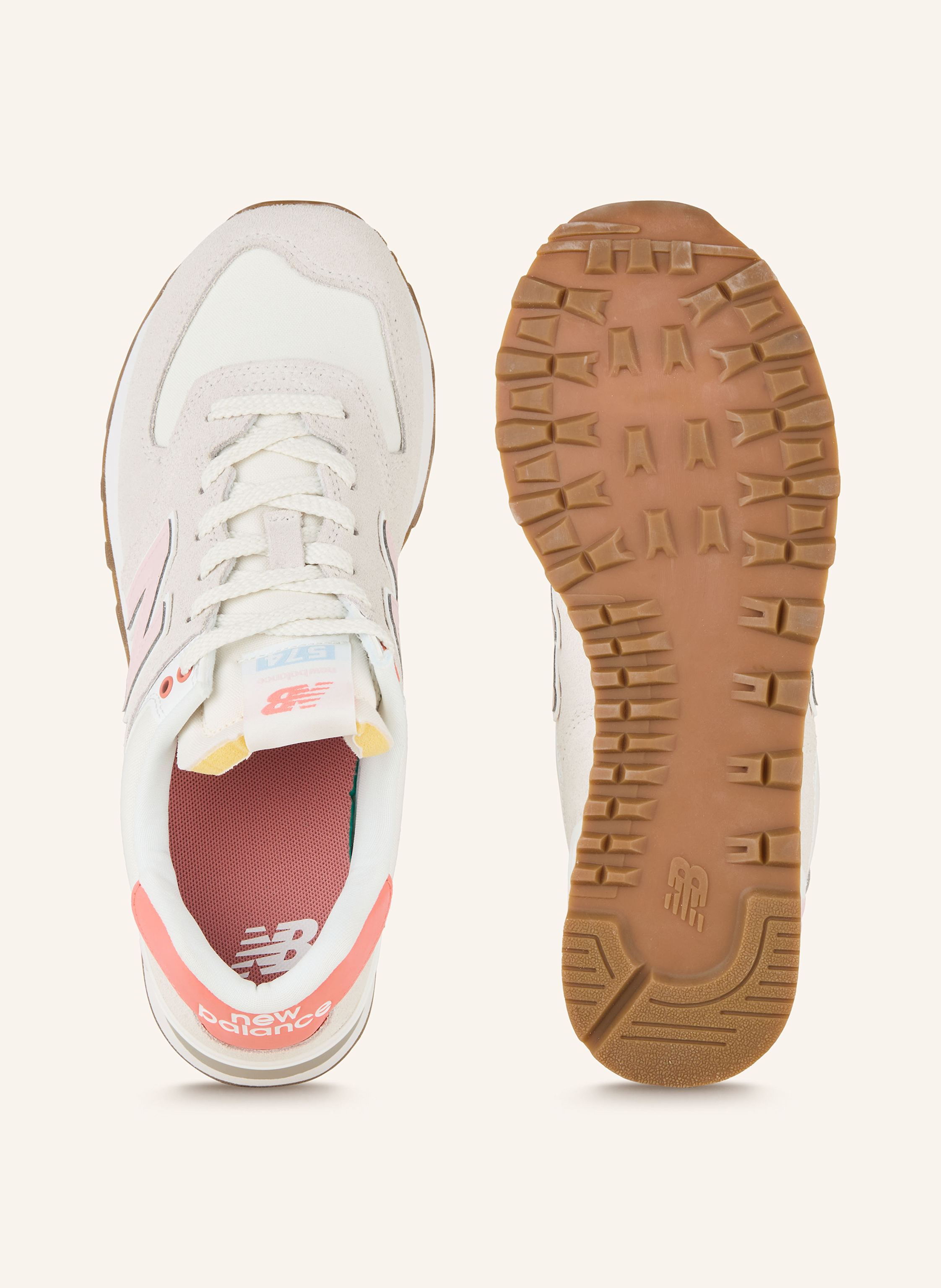 Thumbnail - New Balance Sneaker 574 beige